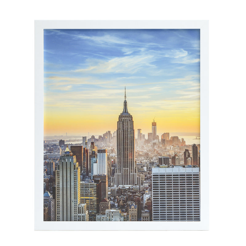 19x24 Modern Picture or Poster Frame, 1 inch Wide Border, Acrylic Front