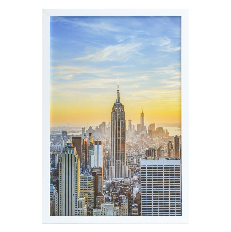 18x28 Modern Picture or Poster Frame, 1 inch Wide Border, Acrylic Front