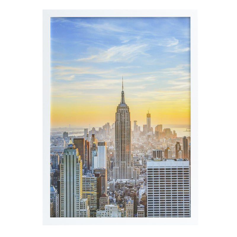 19x27 Modern Picture or Poster Frame, 1 inch Wide Border, Acrylic Front