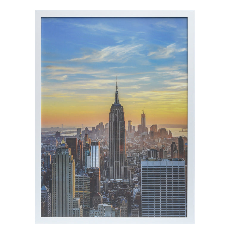 22x30 Modern Picture or Poster Frame, 1 inch Wide Border, Acrylic Front