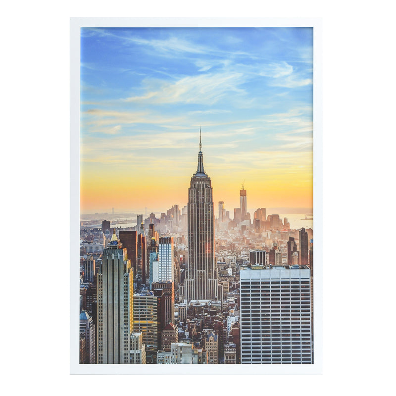 23x33 Modern Picture or Poster Frame, 1 inch Wide Border, Acrylic Front