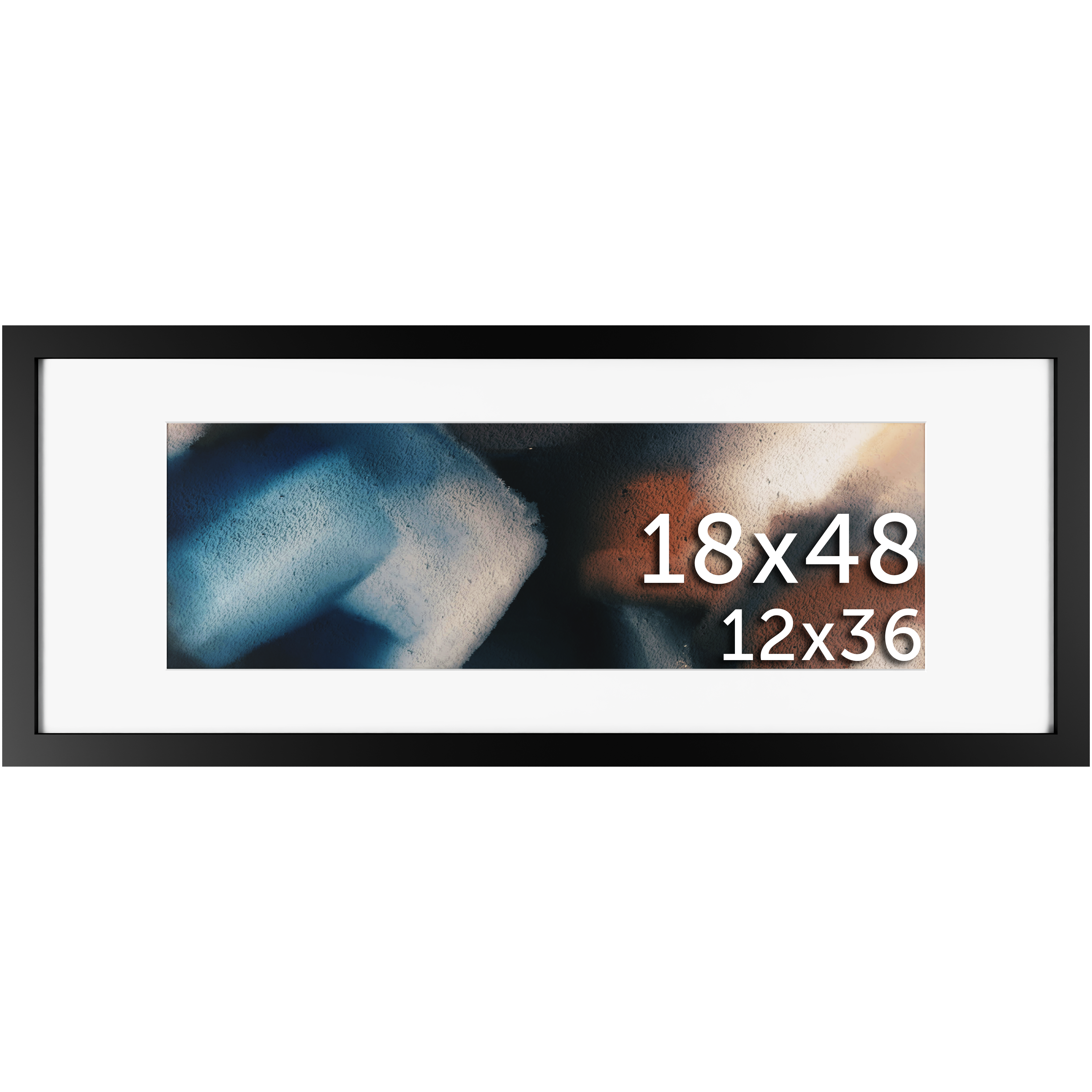 18x48 Matted Frame - Frame Amo