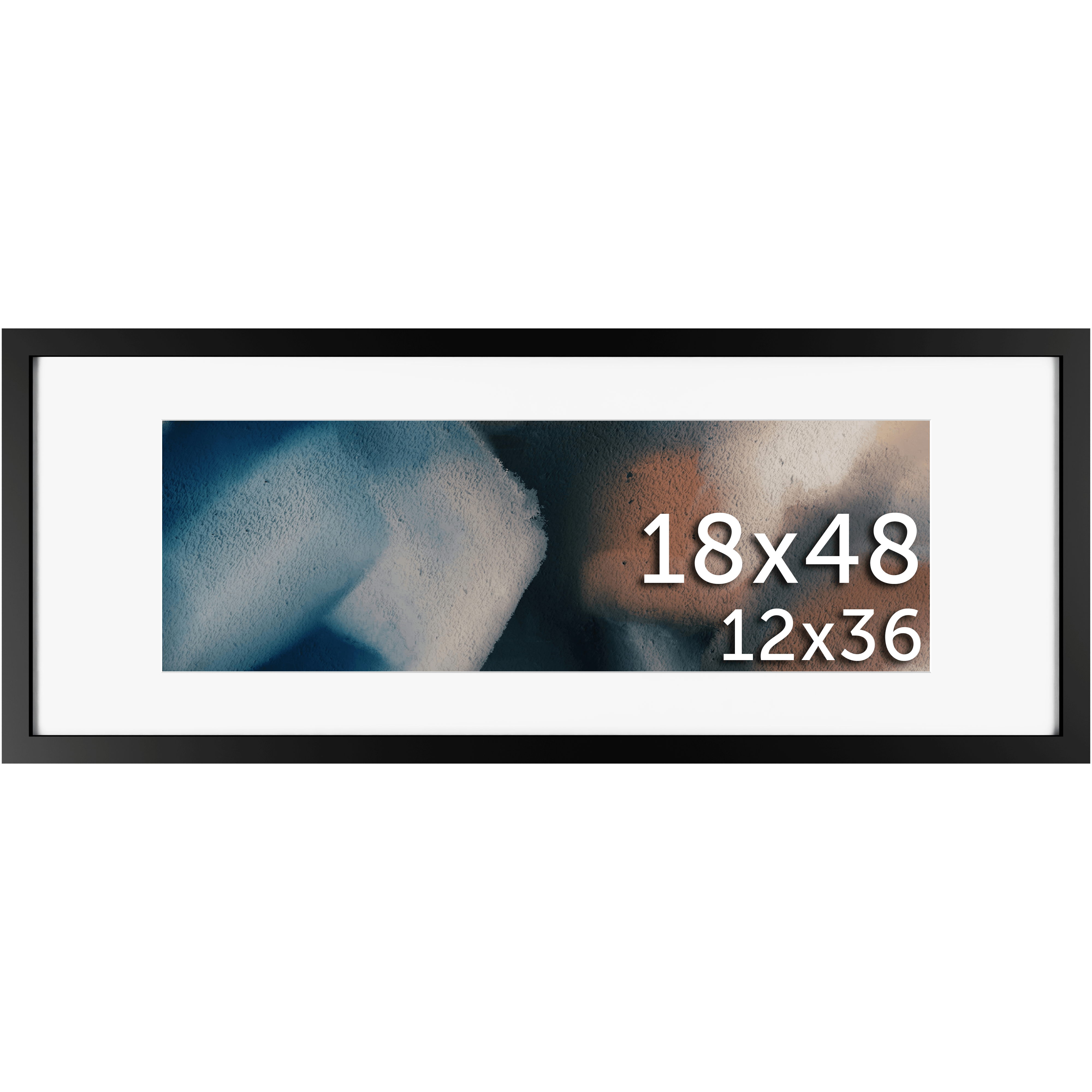 18x48 Matted Frame - Frame Amo