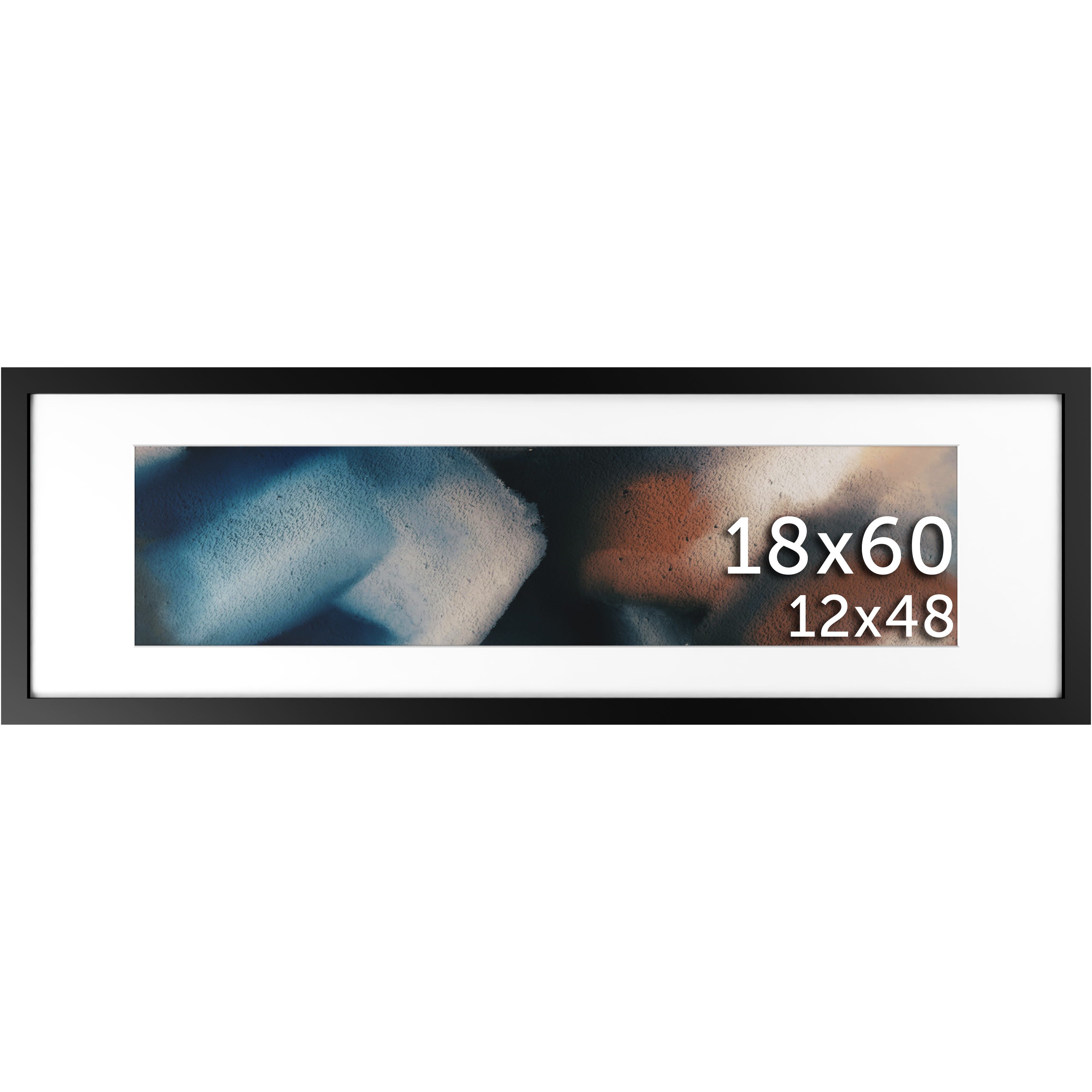 18x60 Matted Frame - Frame Amo