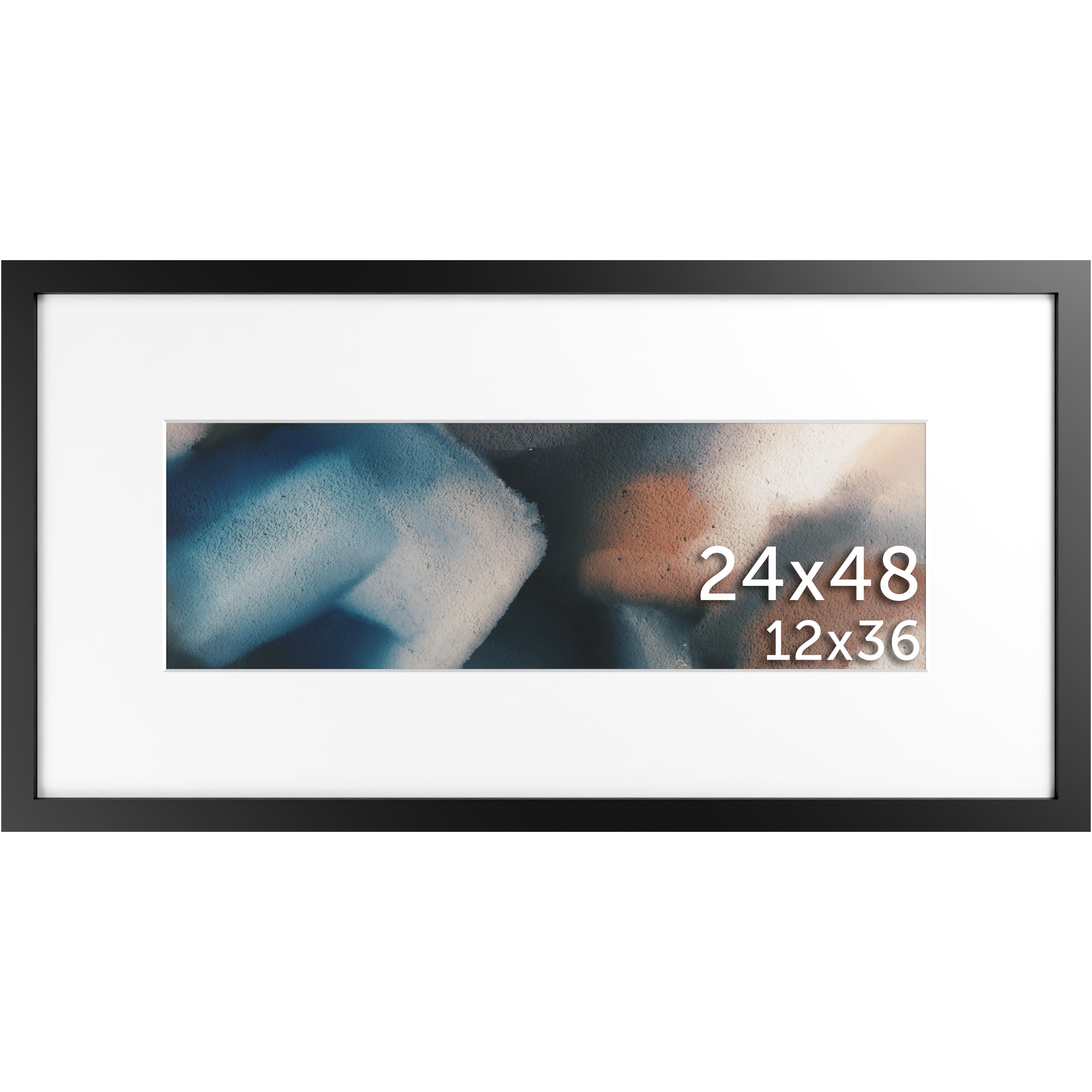24x48 Matted Frame - Frame Amo