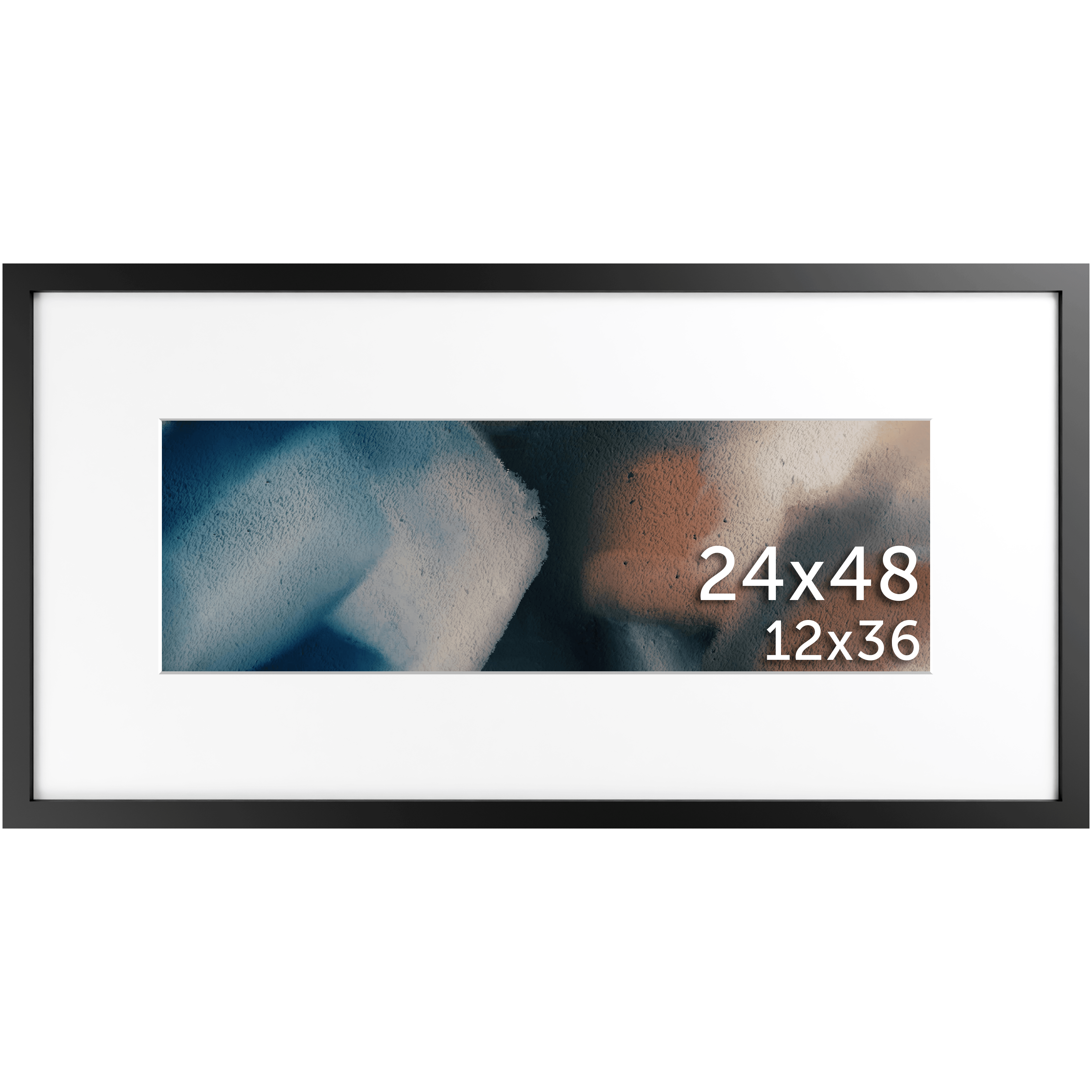 24x48 Matted Frame - Frame Amo