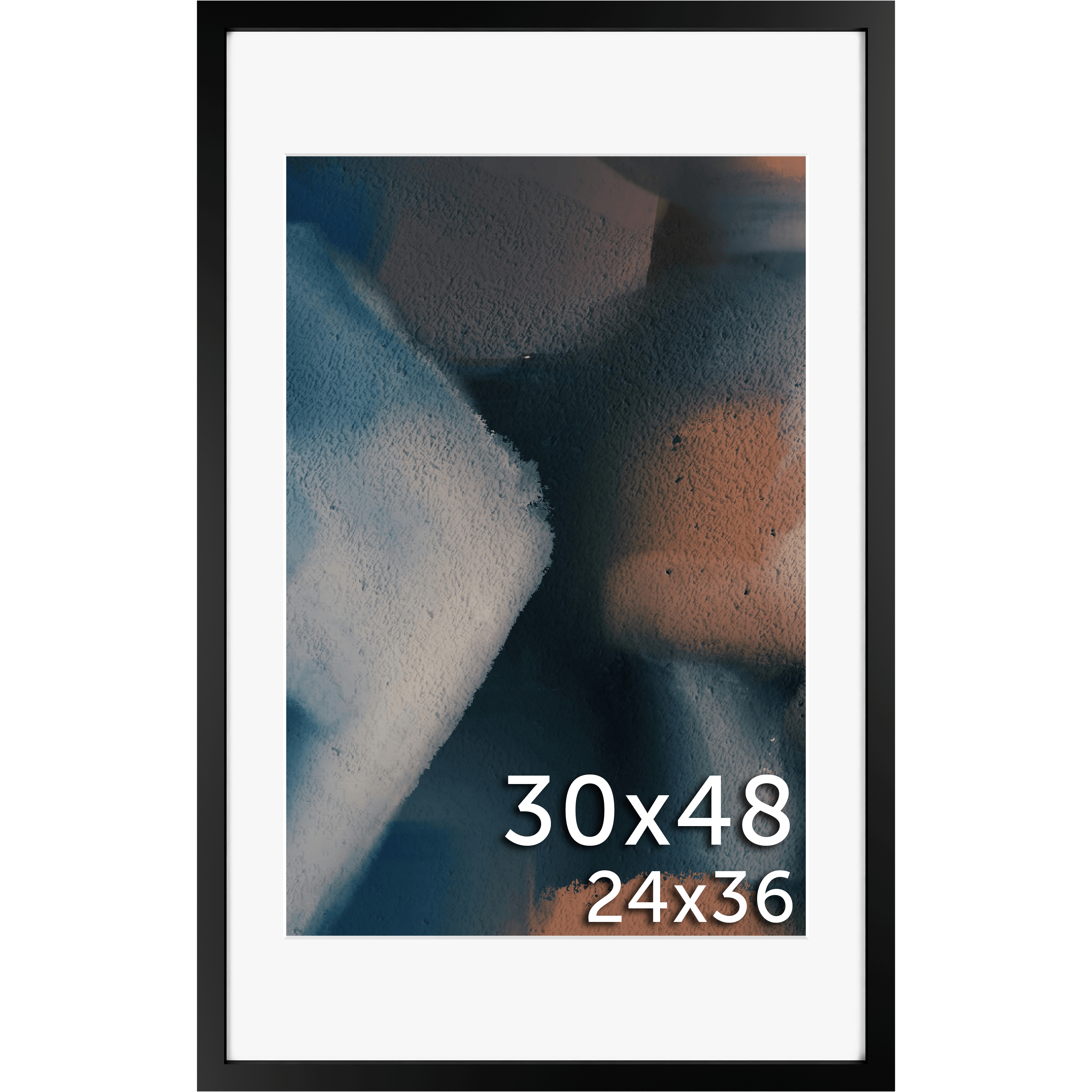 30x48 Matted Frame - Frame Amo