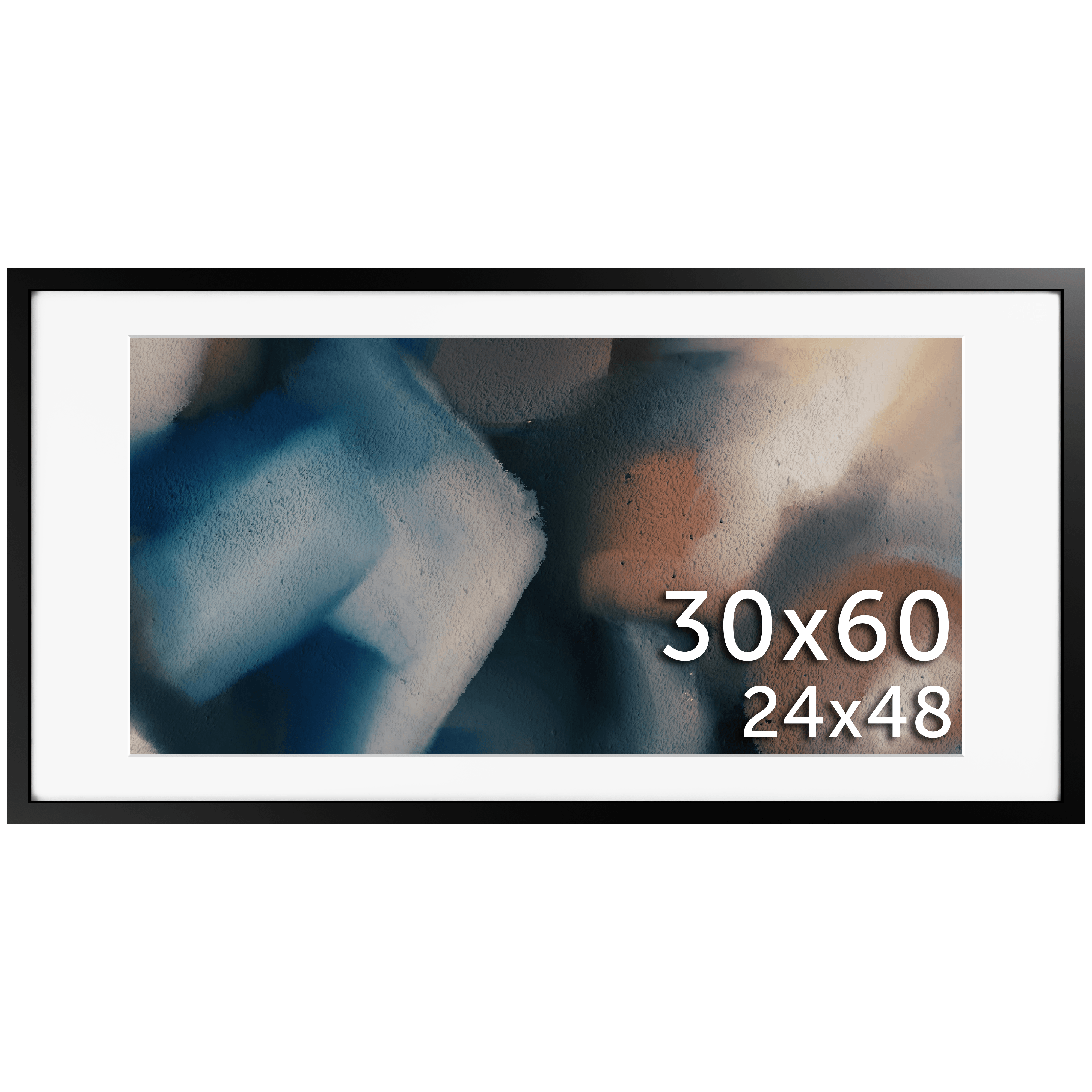 30x60 Matted Frame - Frame Amo