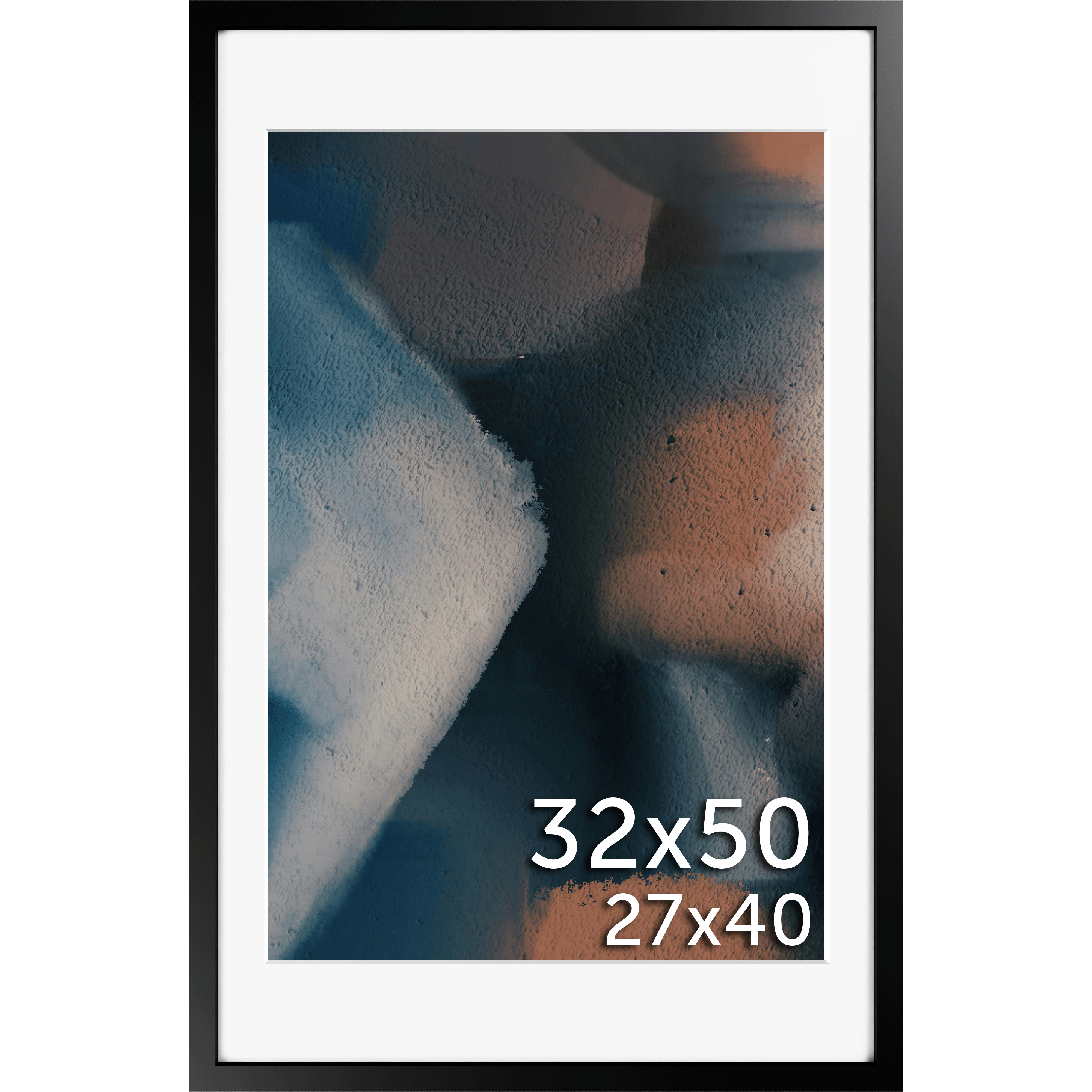 32x50 Matted Frame - Frame Amo