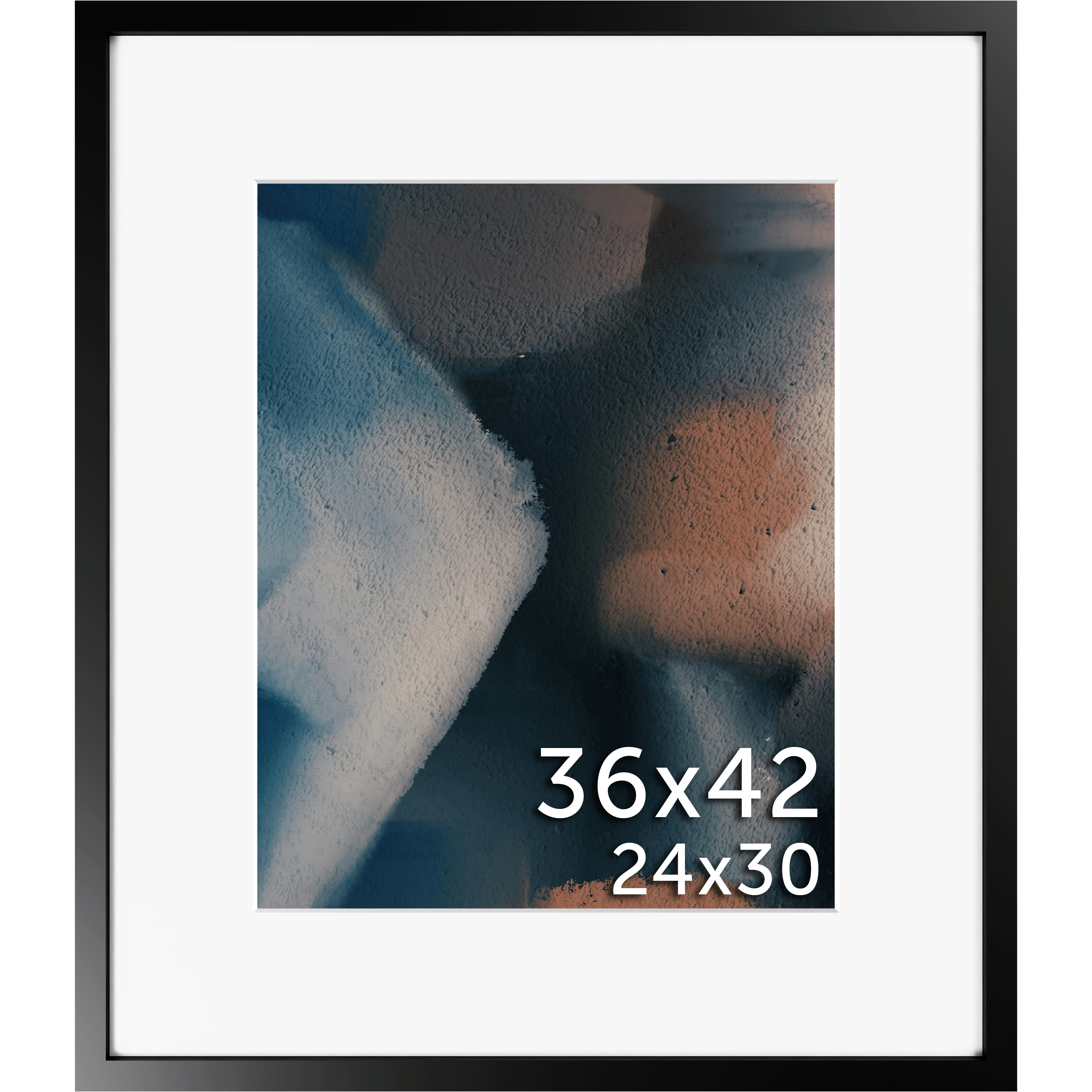 36x42 Matted Frame - Frame Amo