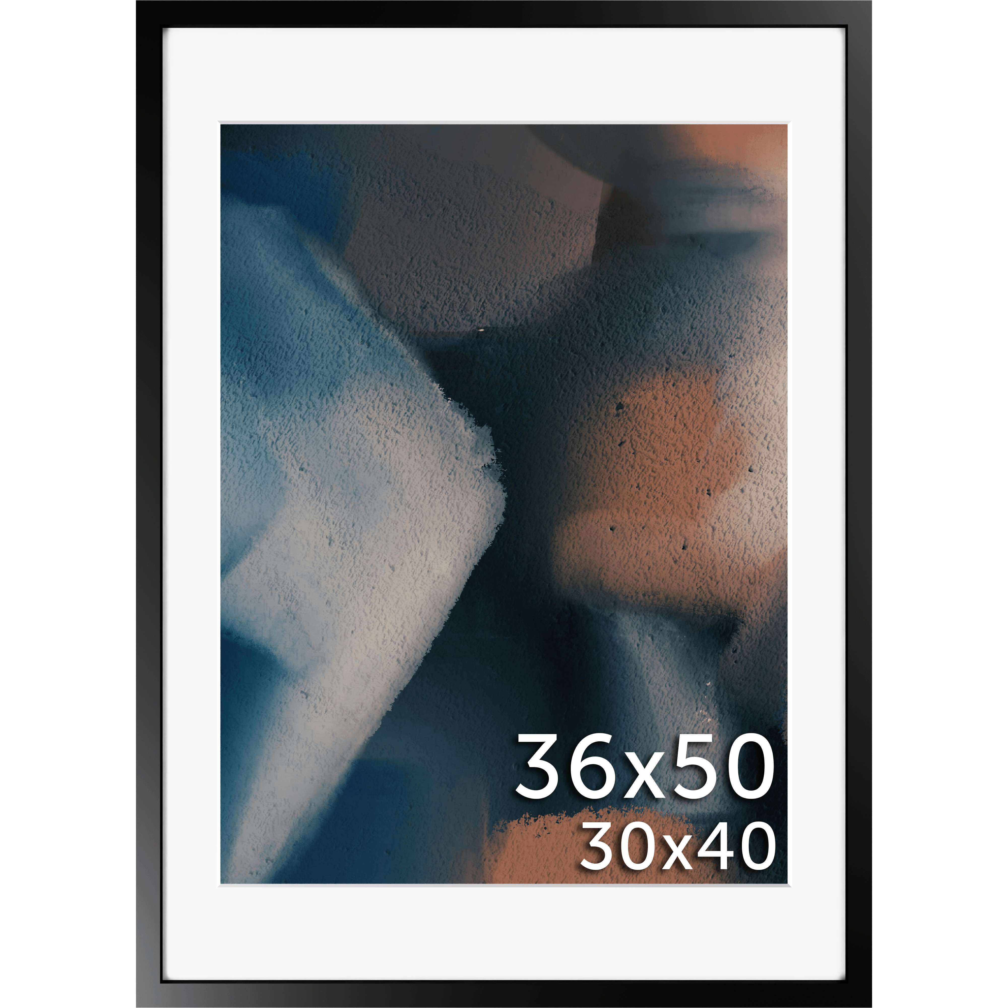 36x50 Matted Frame - Frame Amo