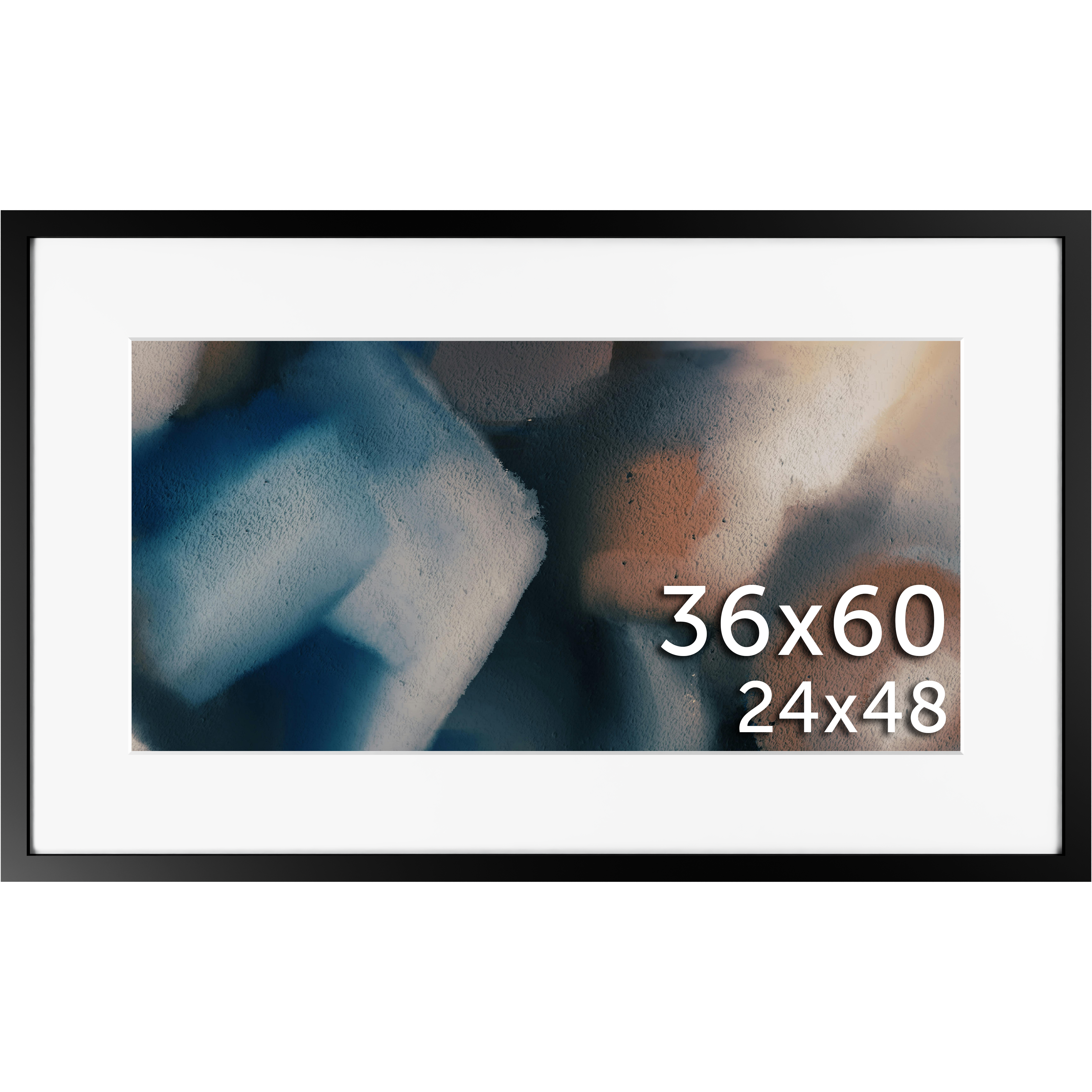 36x60 Matted Frame - Frame Amo
