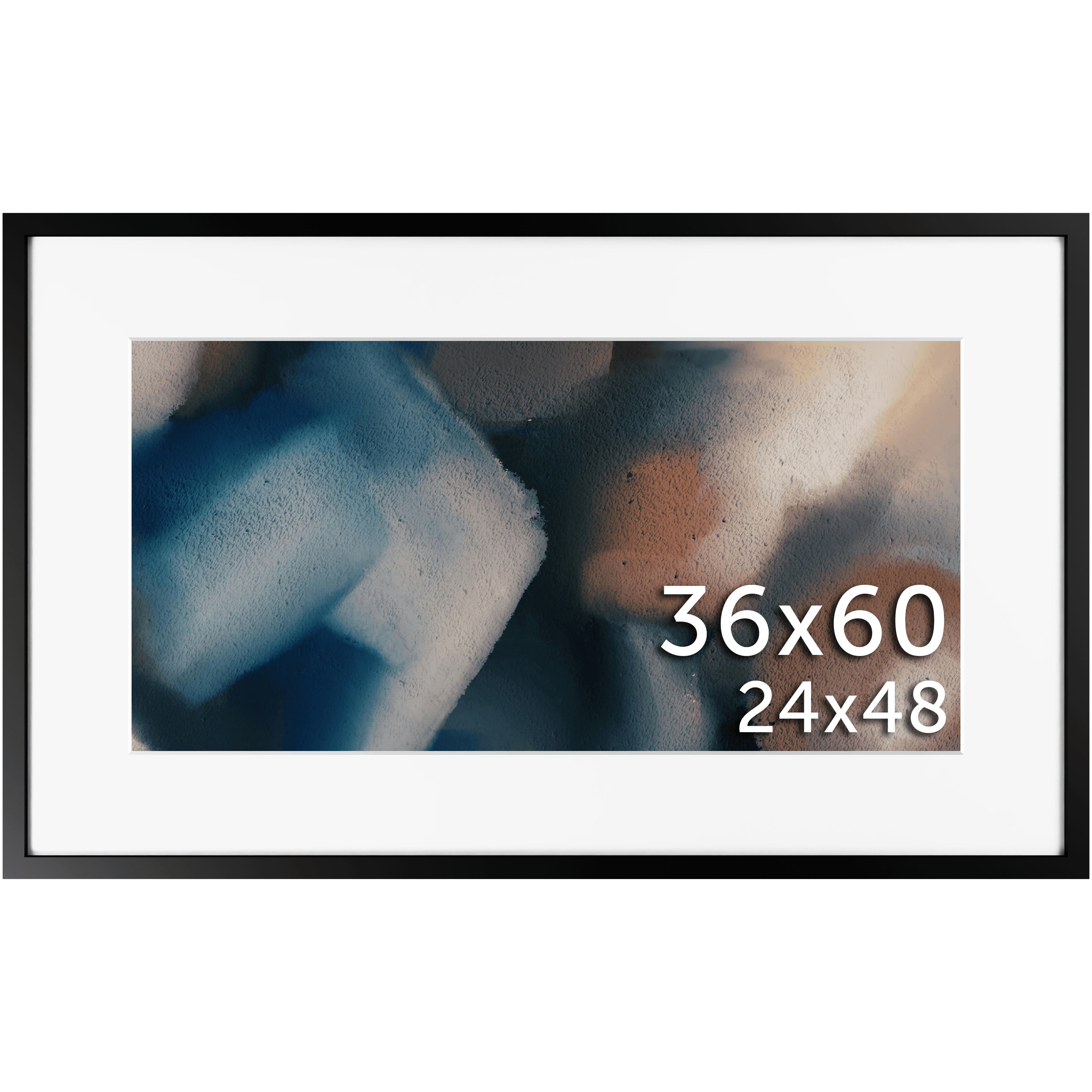 36x60 Matted Frame - Frame Amo