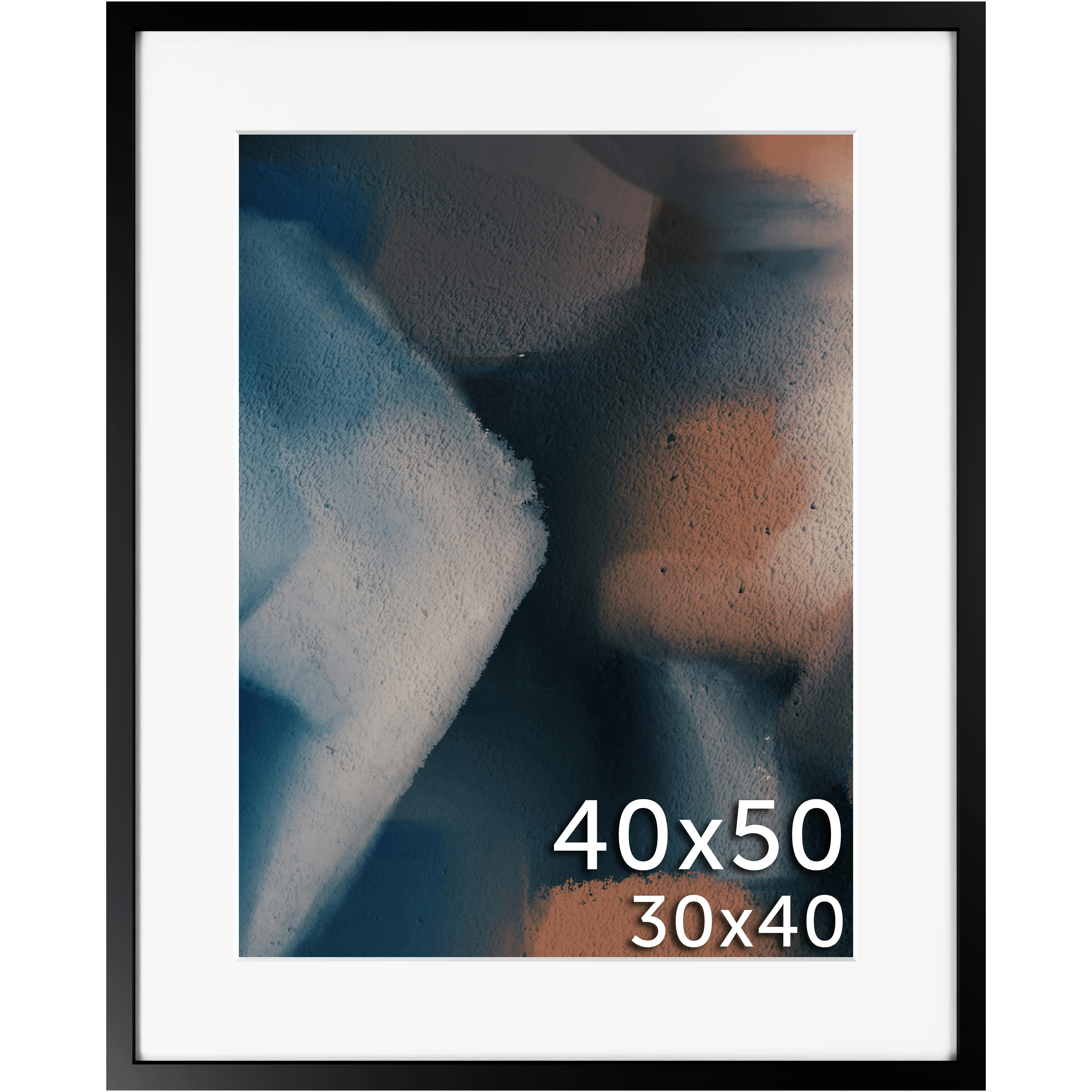 40x50 Matted Frame - Frame Amo