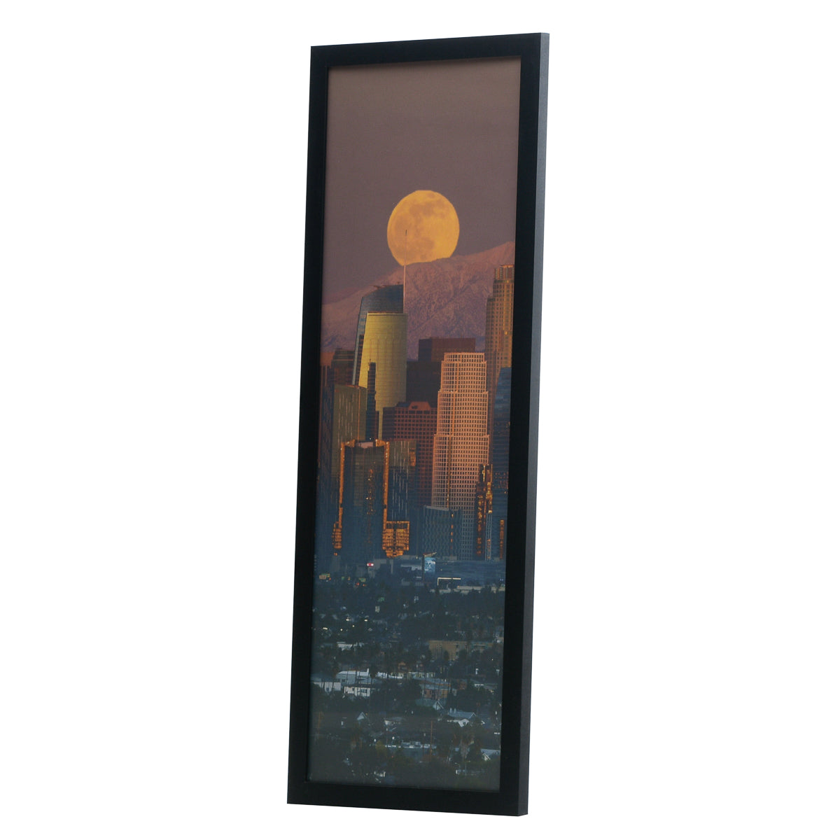 13.5x40 Modern Poster Frame, 1.25 Inch Wide and 1 Inch Thick Border, Acrylic Front