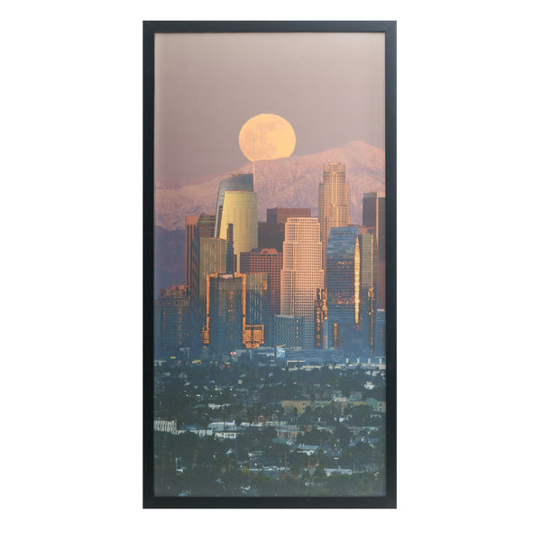 24x48 Modern Poster Frame, 1.25 Inch Wide and 1 Inch Thick Border, Acrylic Front