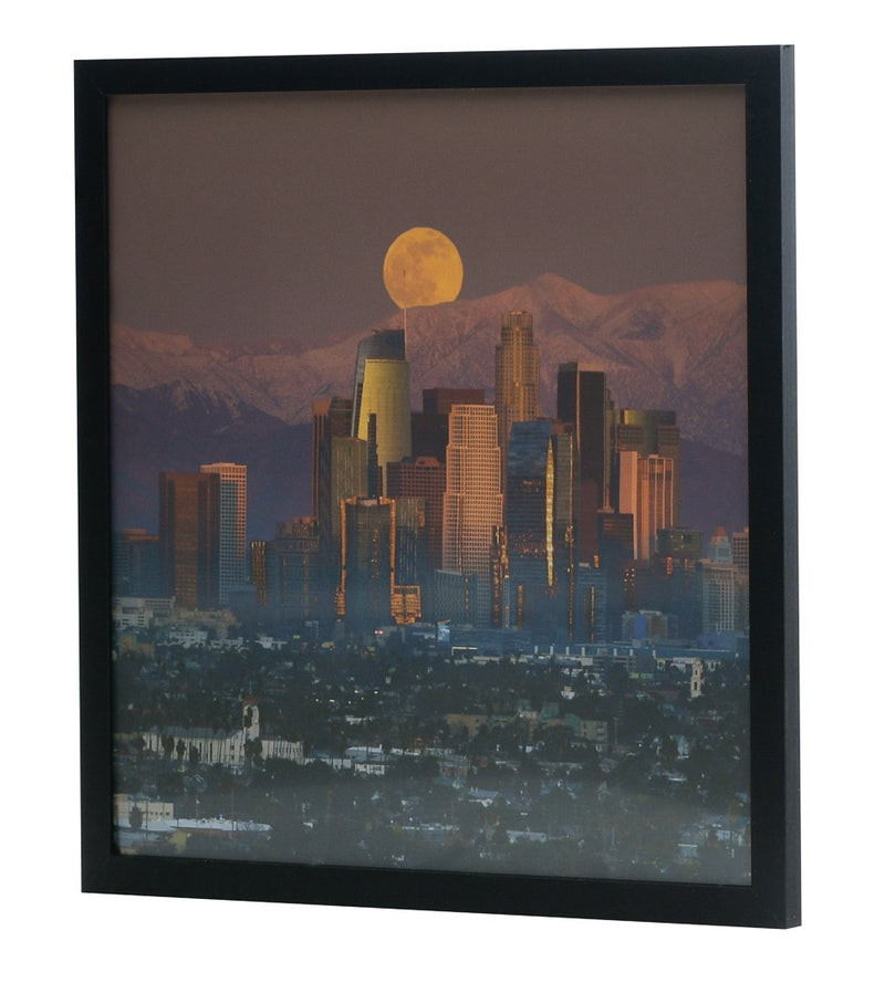 25x25 Modern Poster Frame, 1.25 Inch Wide and 1 Inch Thick Border, Acrylic Front