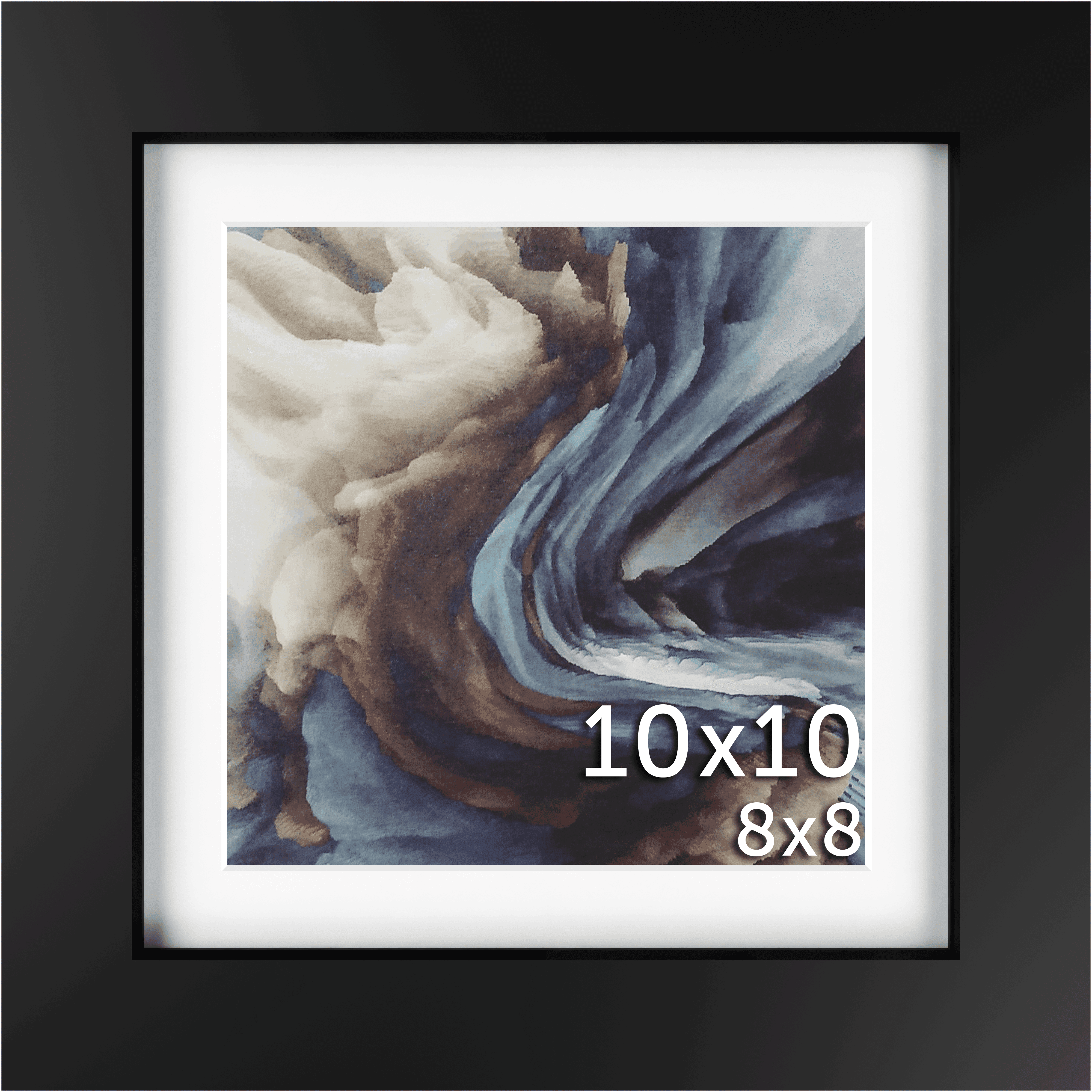 10x10 Matted Frame - Frame Amo