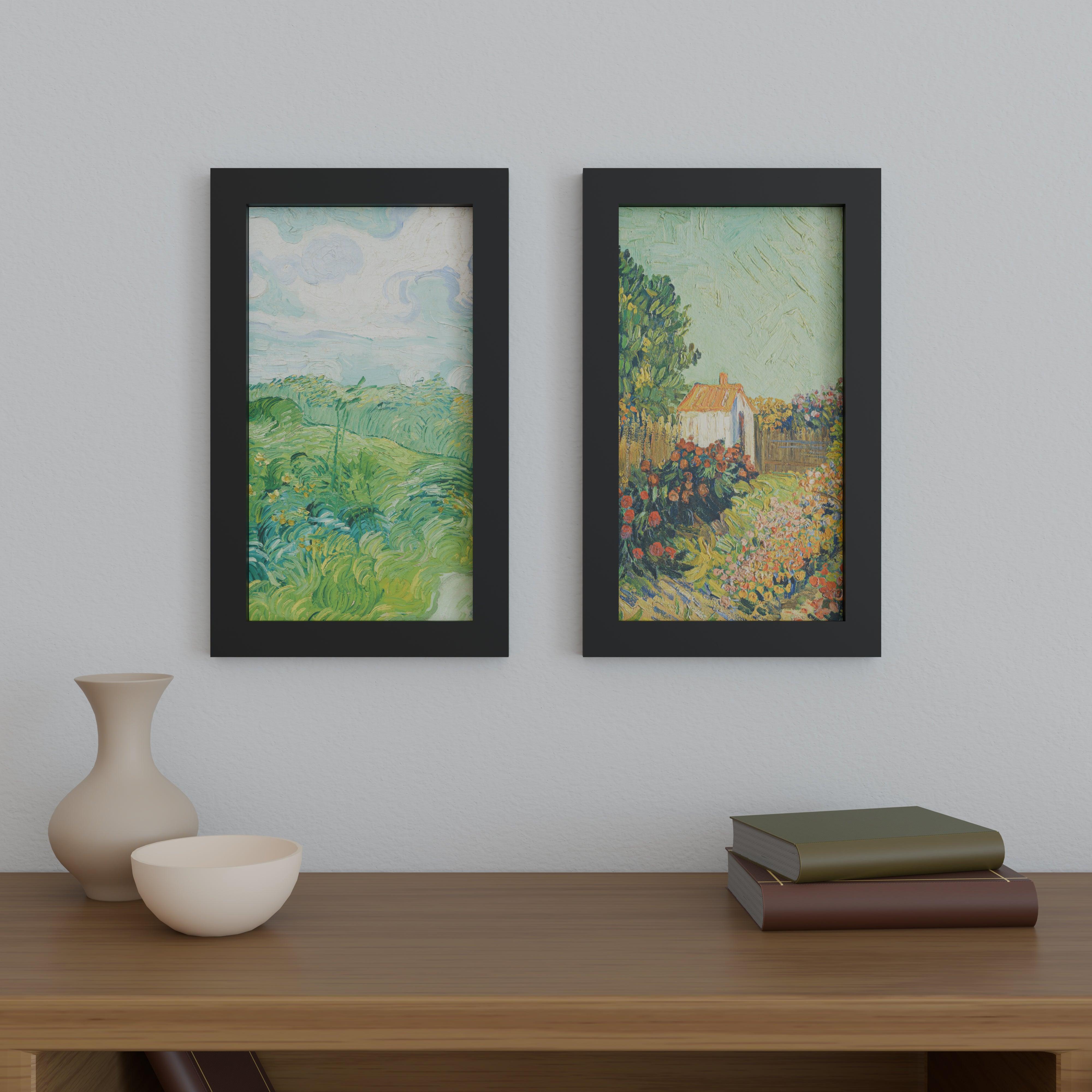 10x18 Matted Wood Frame - Signature Glass