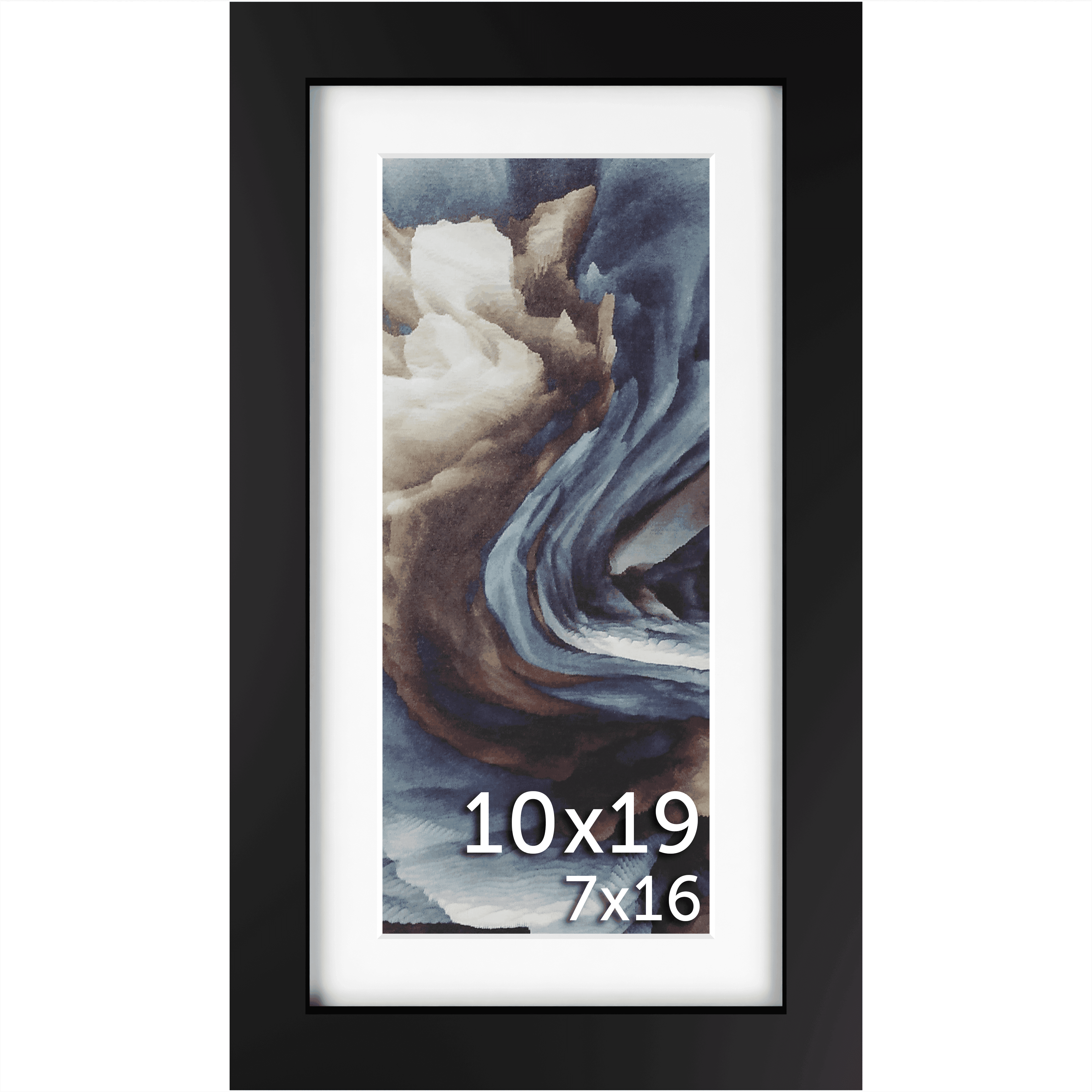 10x19 Matted Frame - Frame Amo