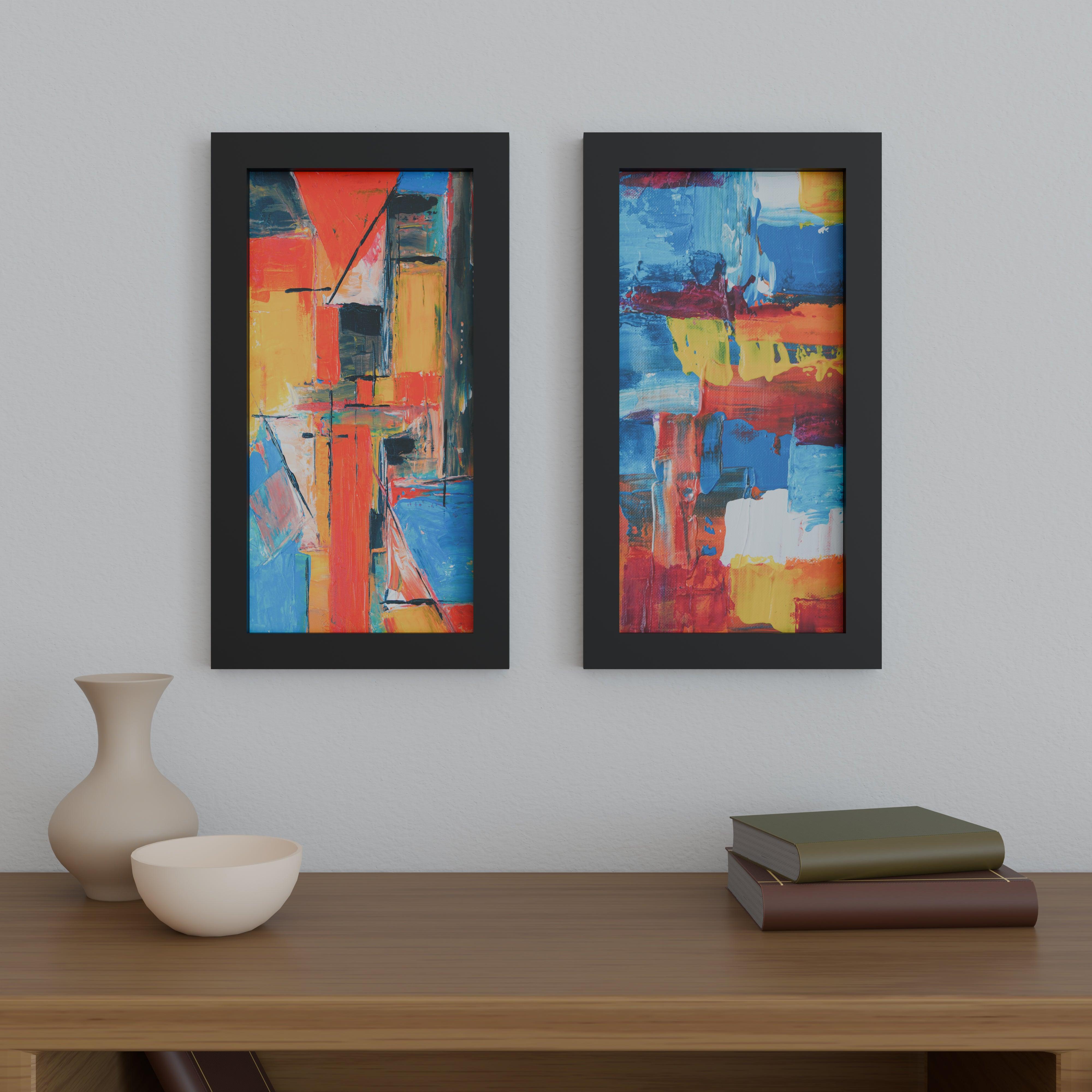 10x20 Matted Wood Frame