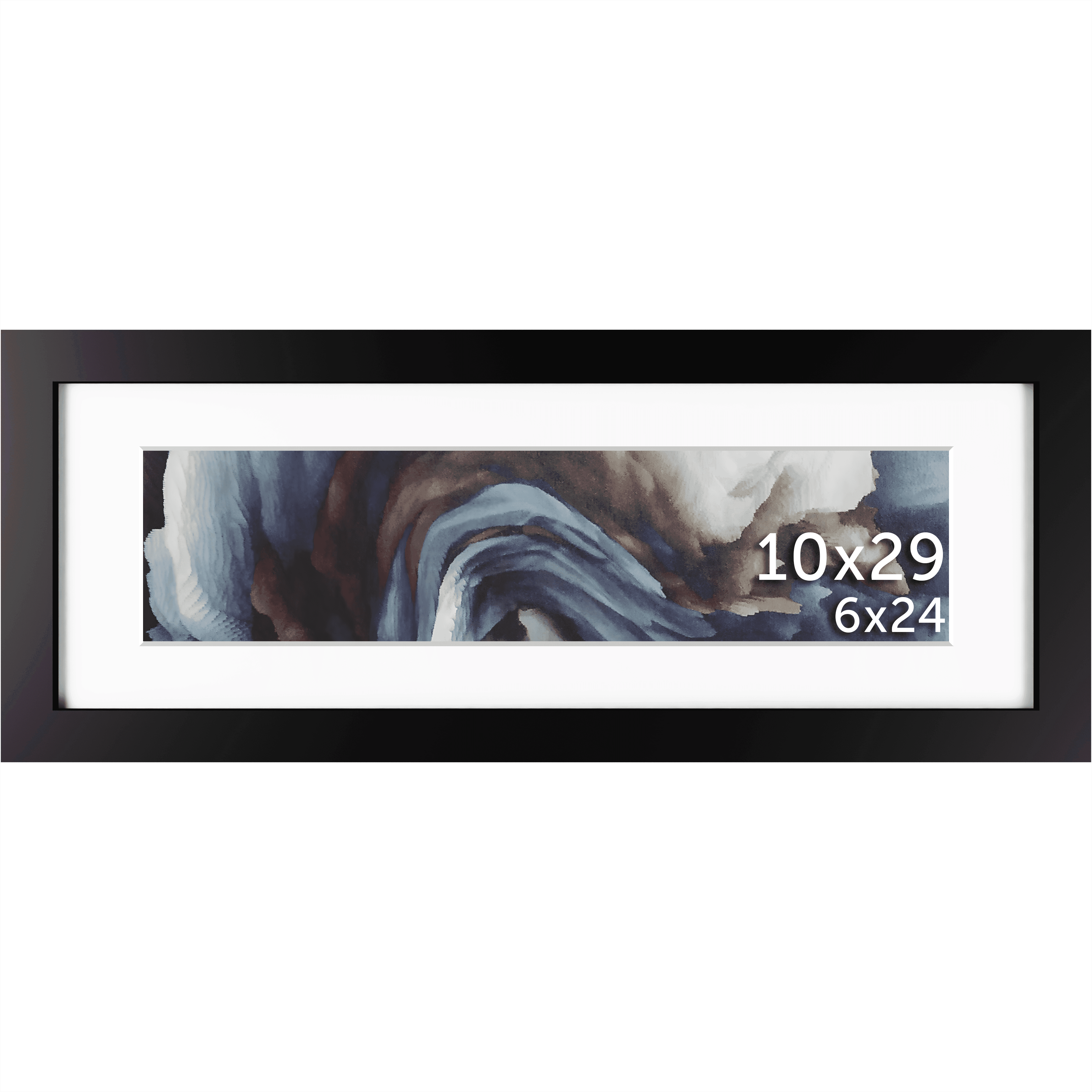 10x29 Matted Frame - Frame Amo