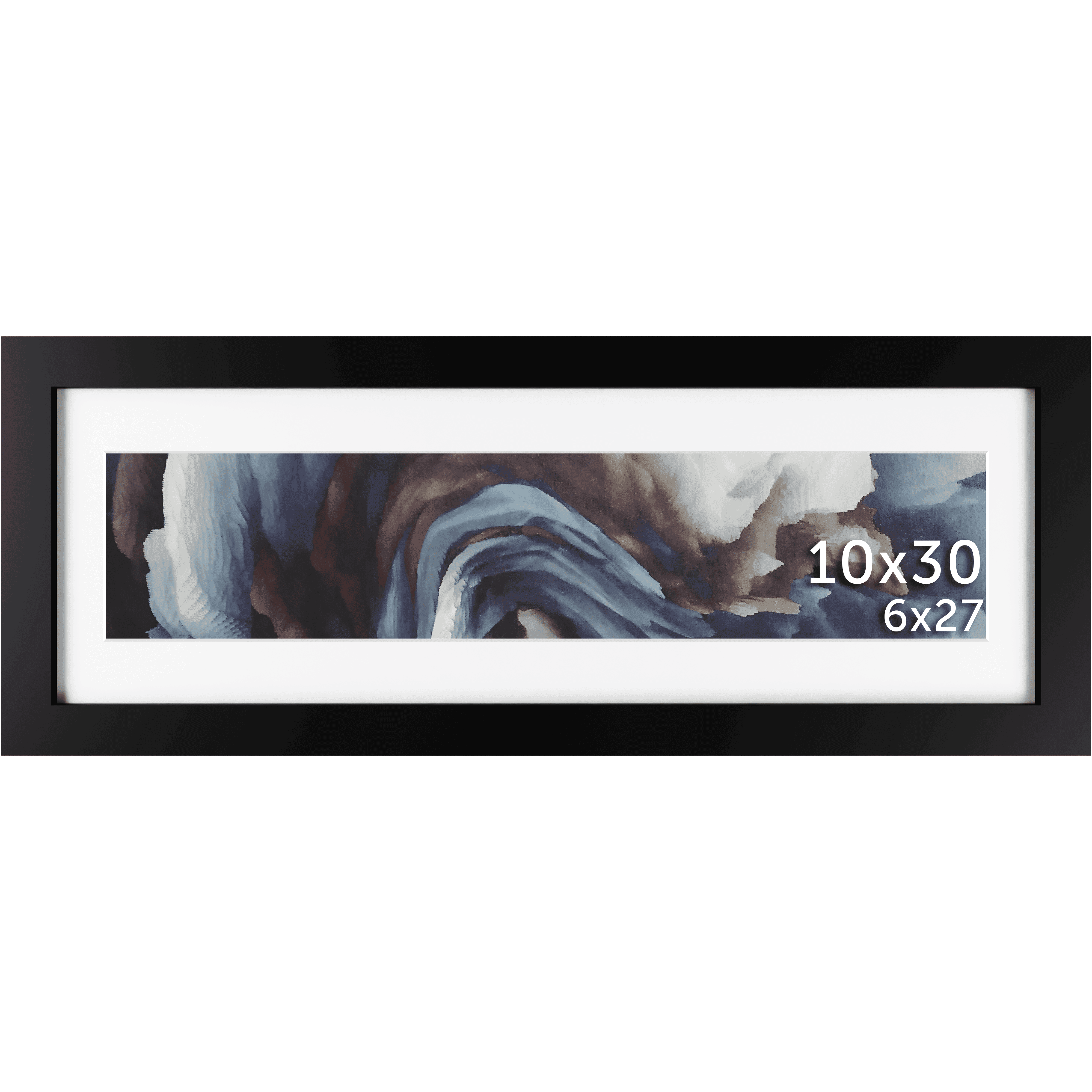 10x30 Matted Frame - Frame Amo
