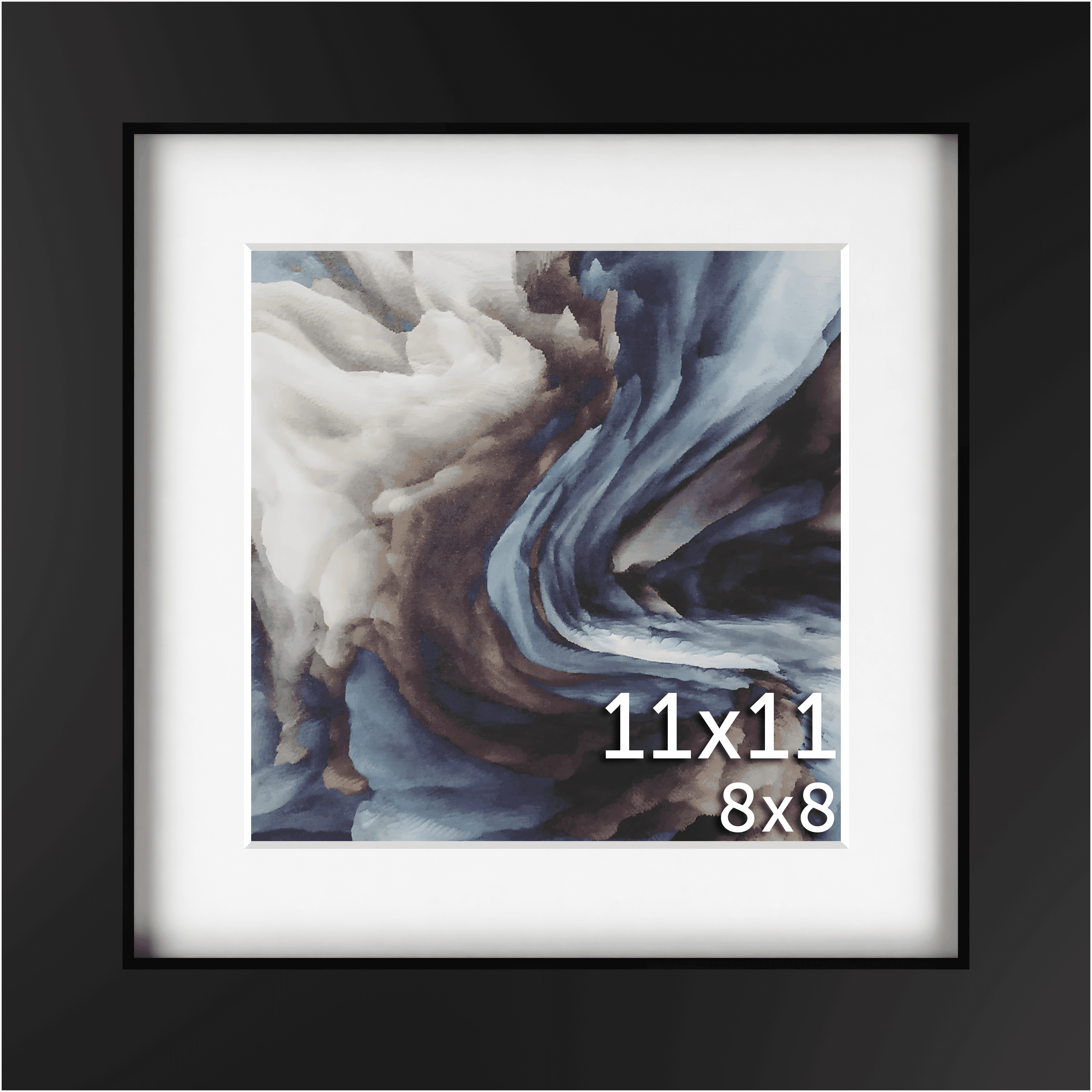 11x11 Matted Frame - Frame Amo