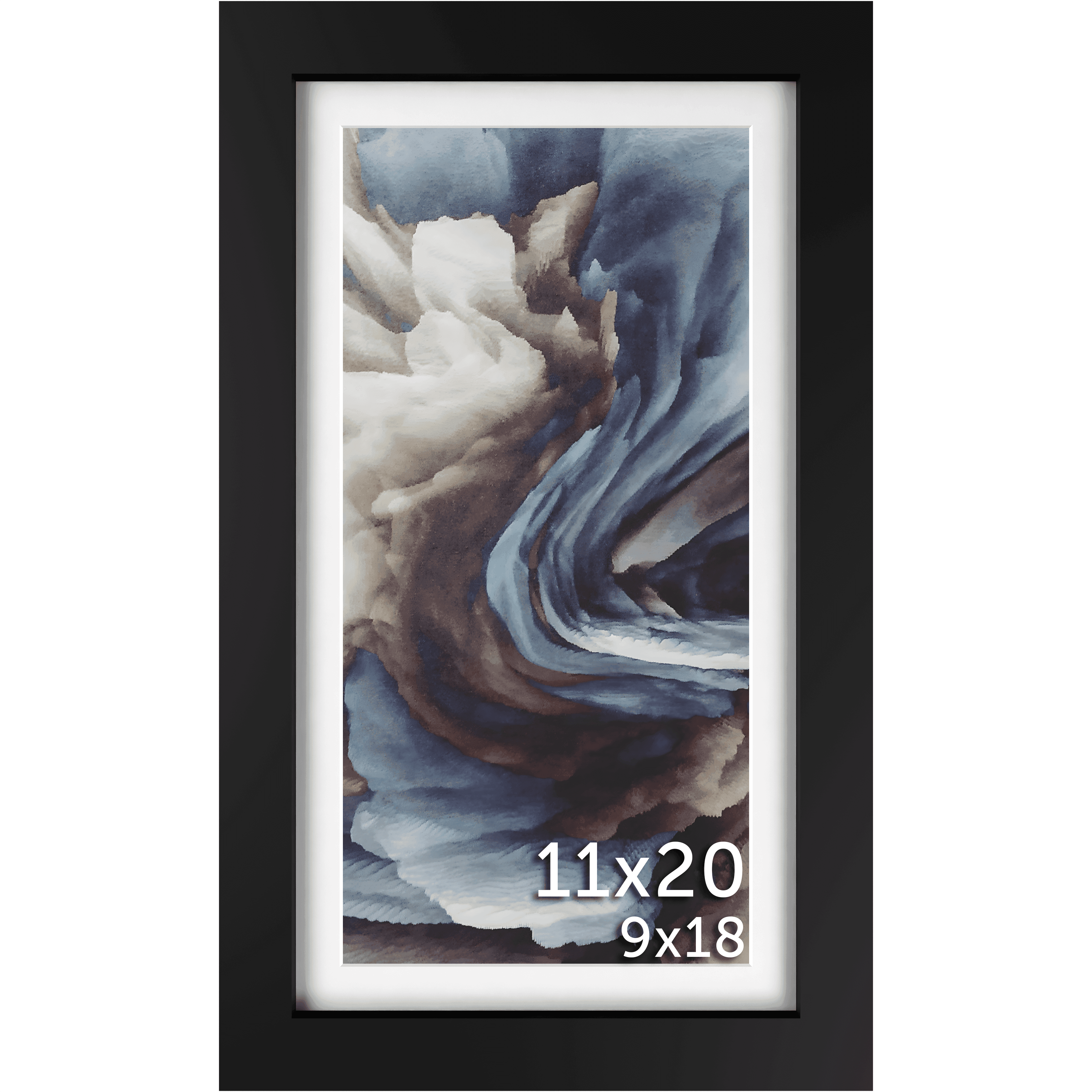 11x20 Matted Frame - Frame Amo