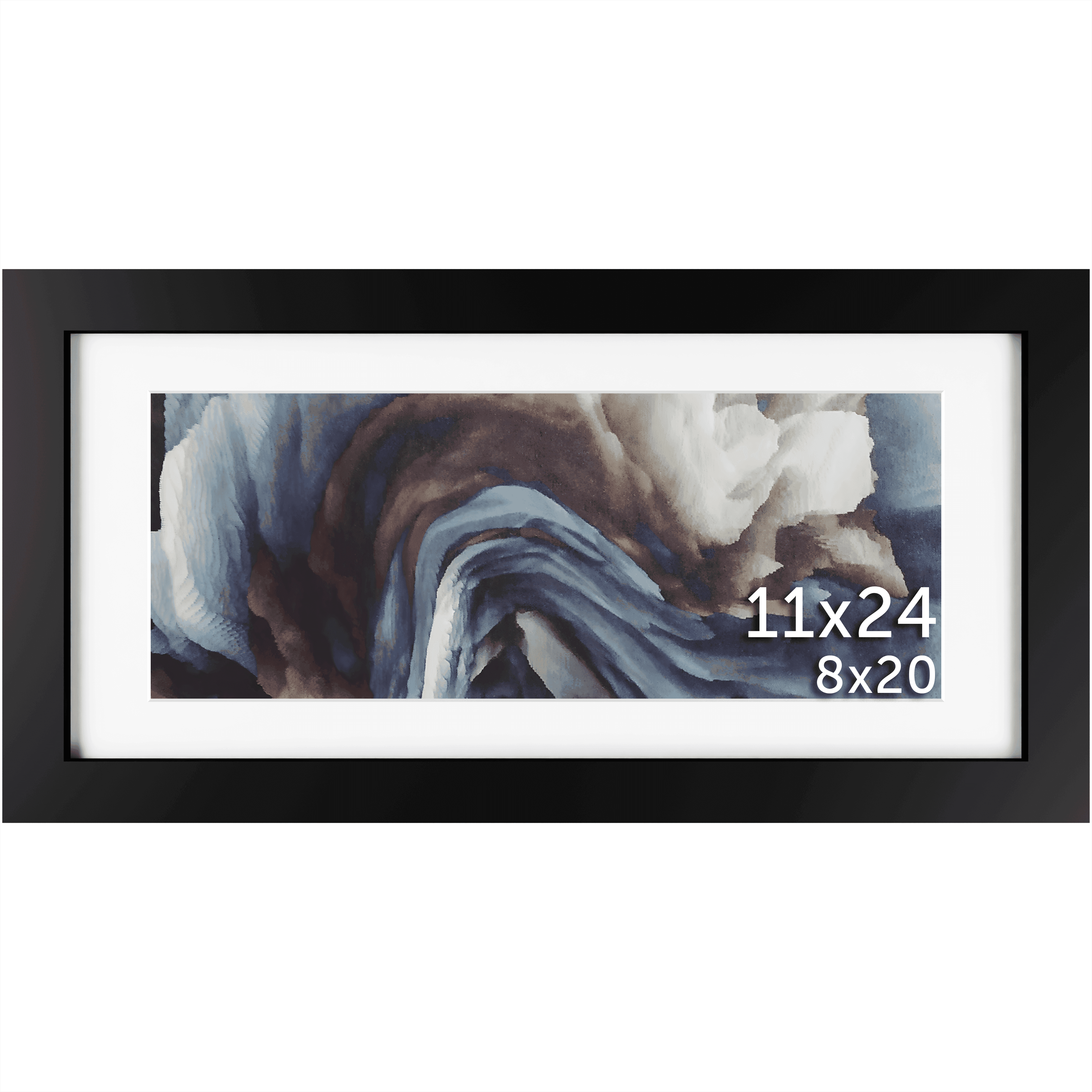 11x24 Matted Frame - Frame Amo