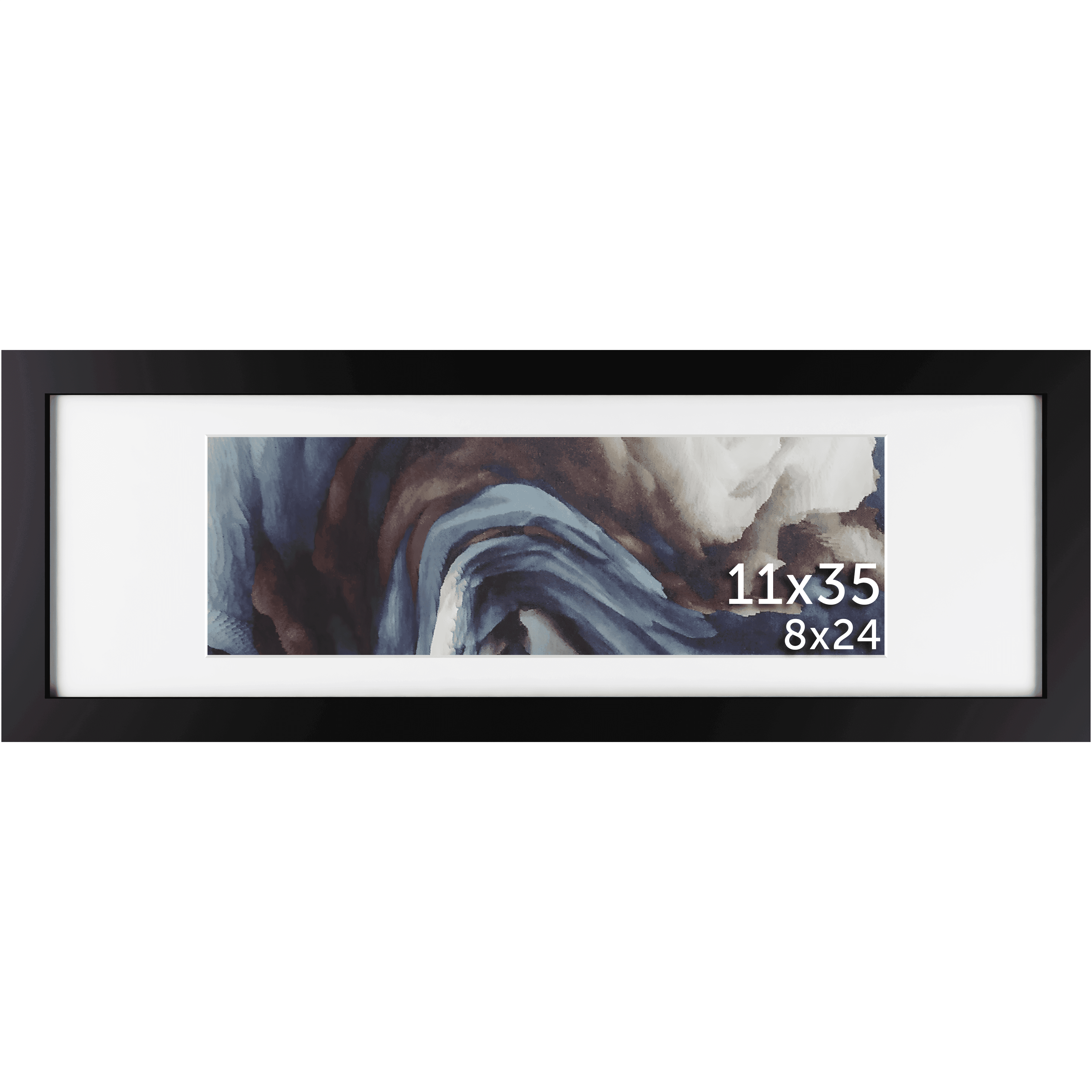 11x35 Matted Frame - Frame Amo
