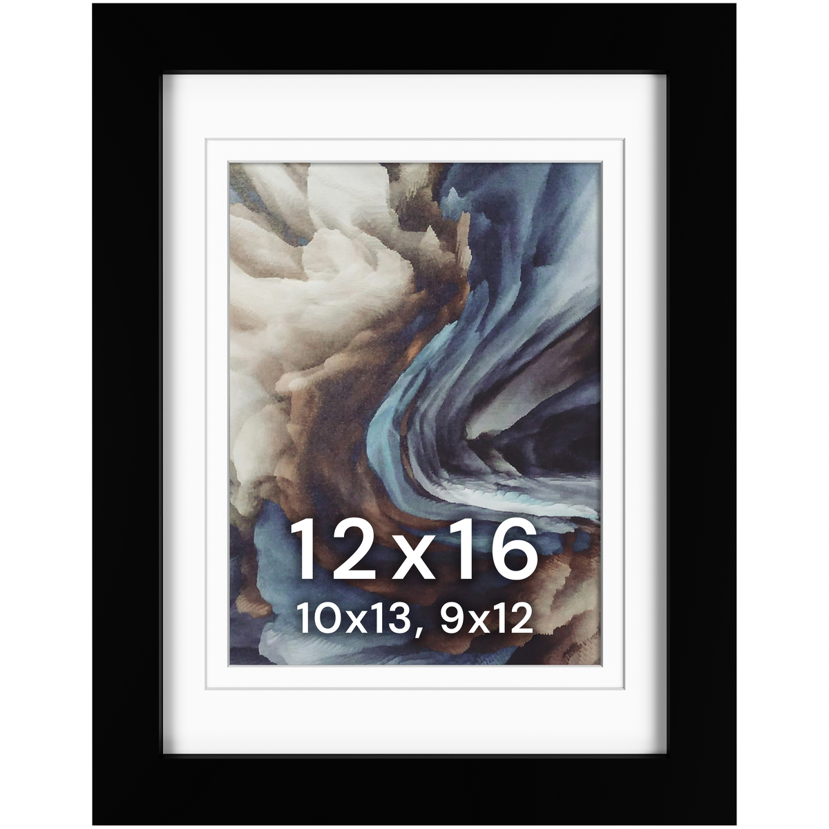 12x16 Marco Foto Madera Mate