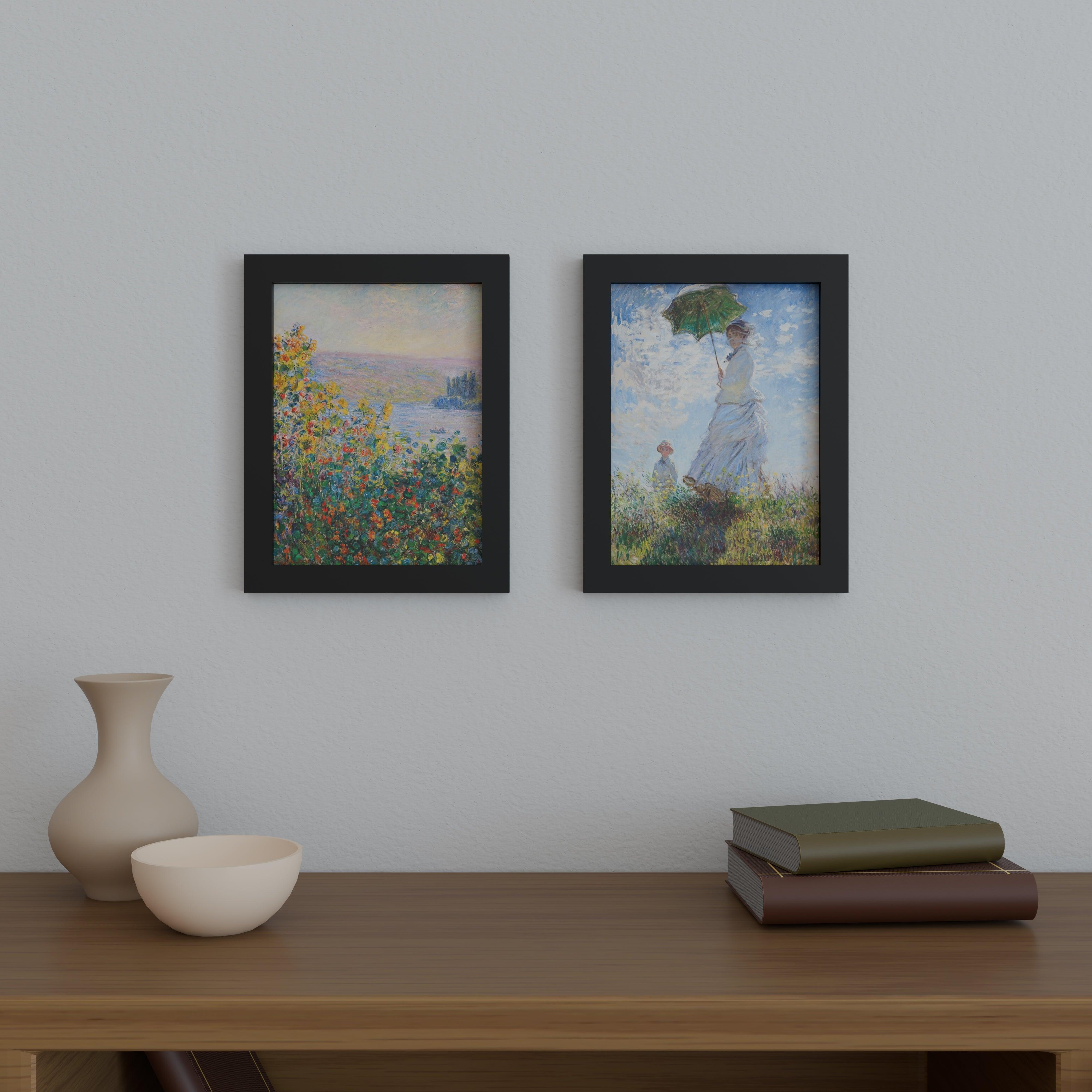12x16 Matted Wood Frame