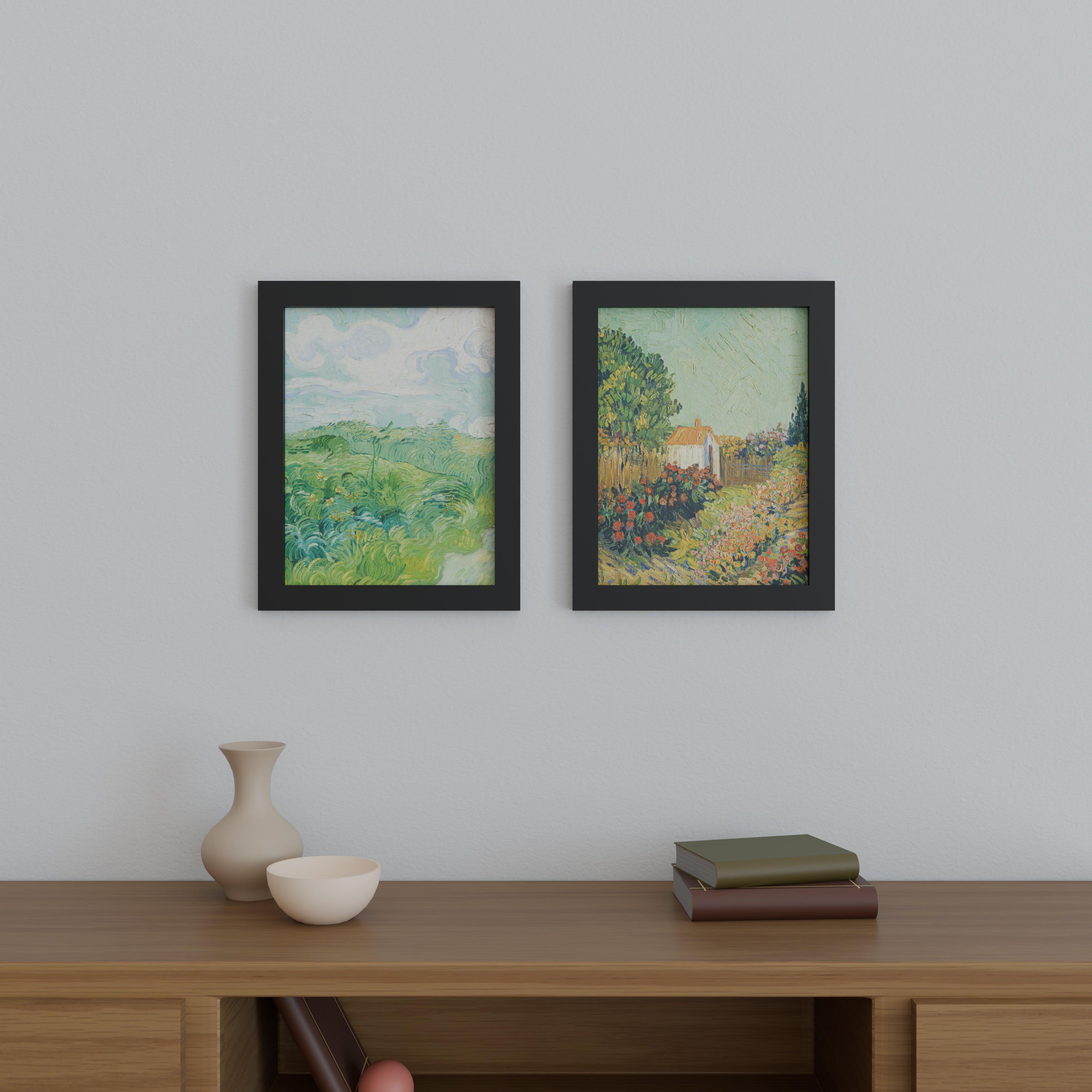 13x17 Matted Wood Frame - Signature Glass