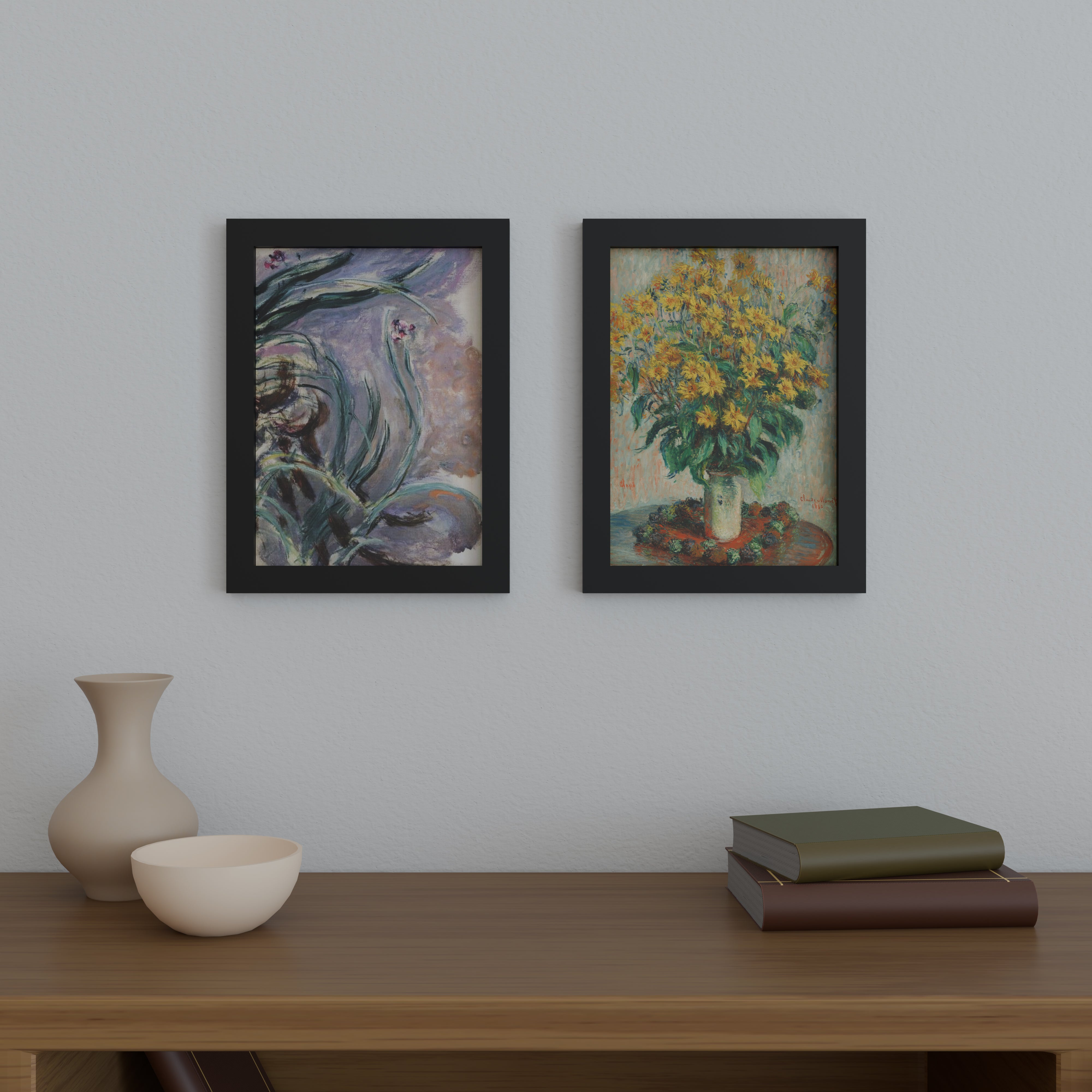 13x18 Matted Wood Frame