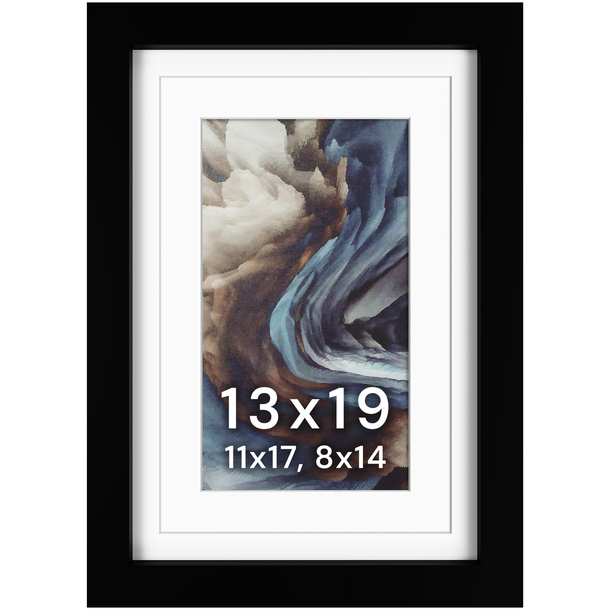 13x19 Marco Foto Madera Mate