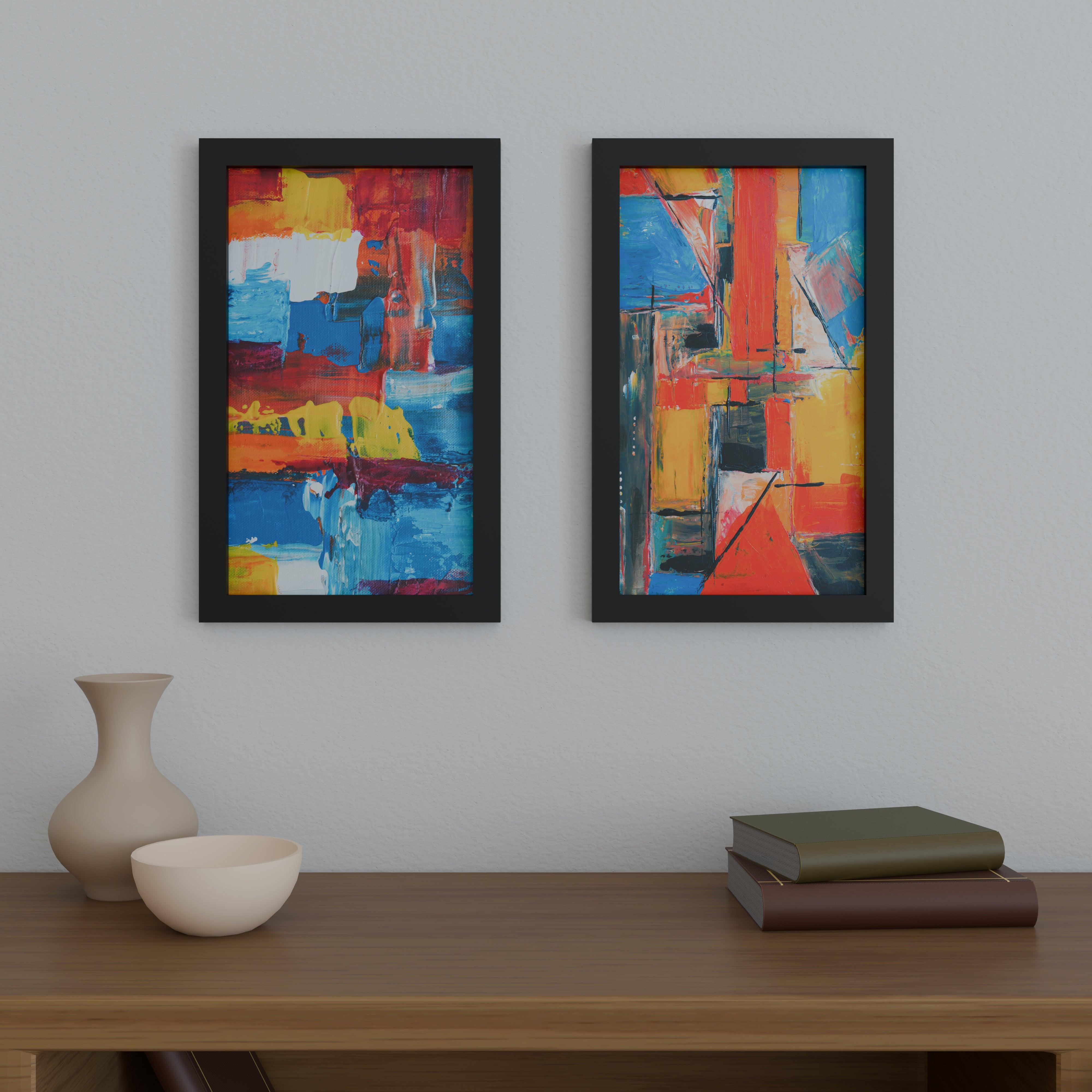 14x24 Matted Wood Frame