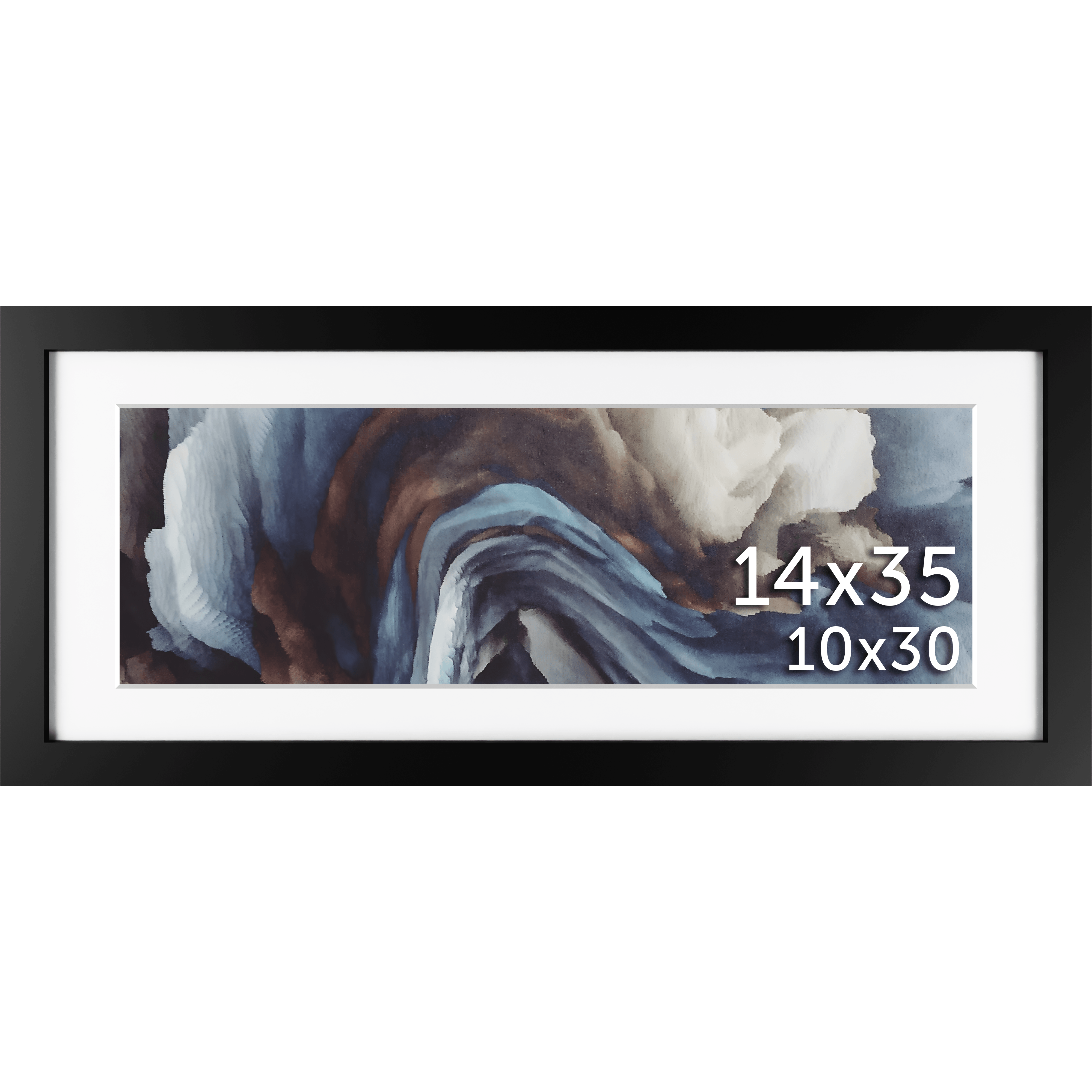 14x35 Matted Frame - Frame Amo