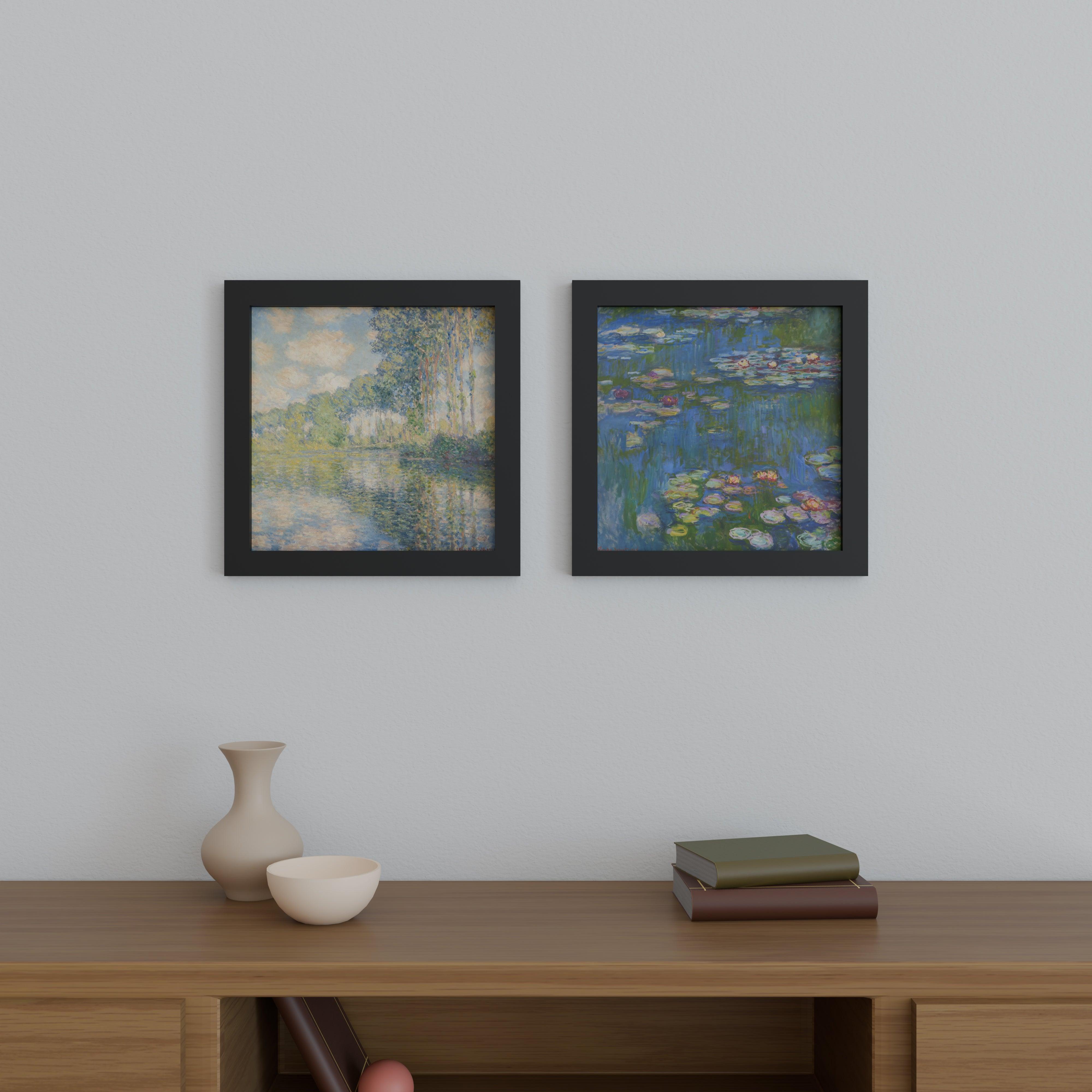 15x15 Matted Wood Frame - Signature Glass