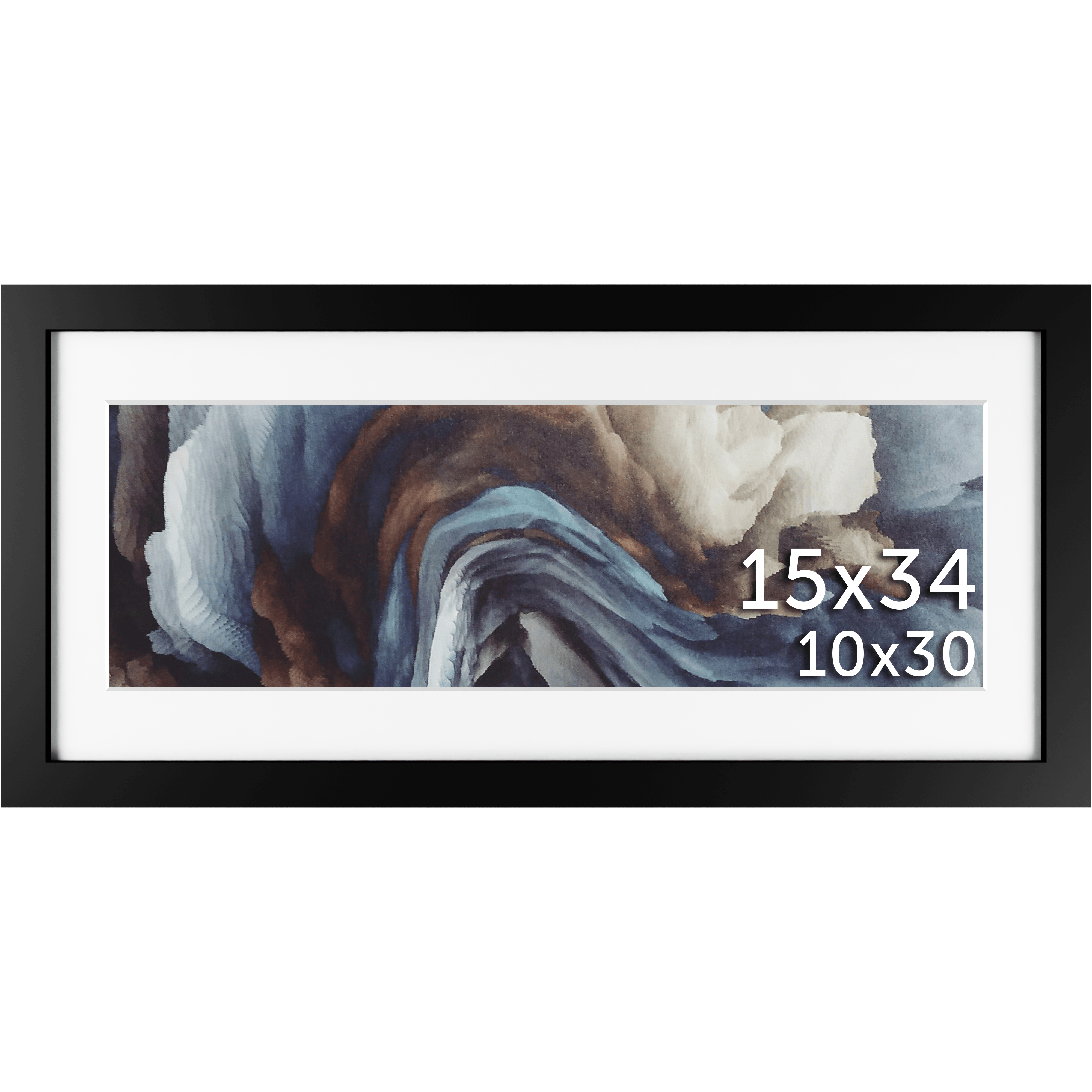 15x34 Matted Frame - Frame Amo