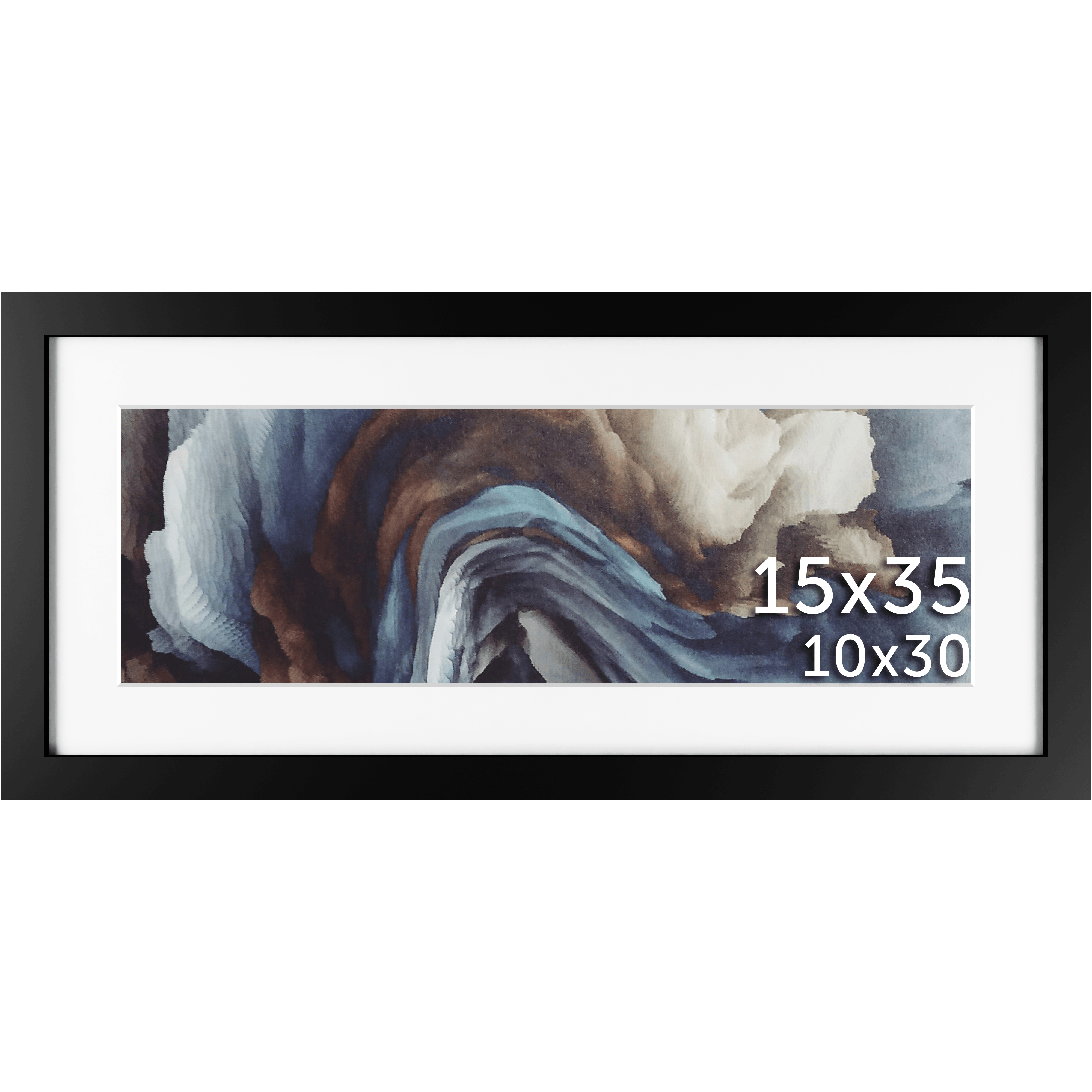 15x35 Matted Frame - Frame Amo