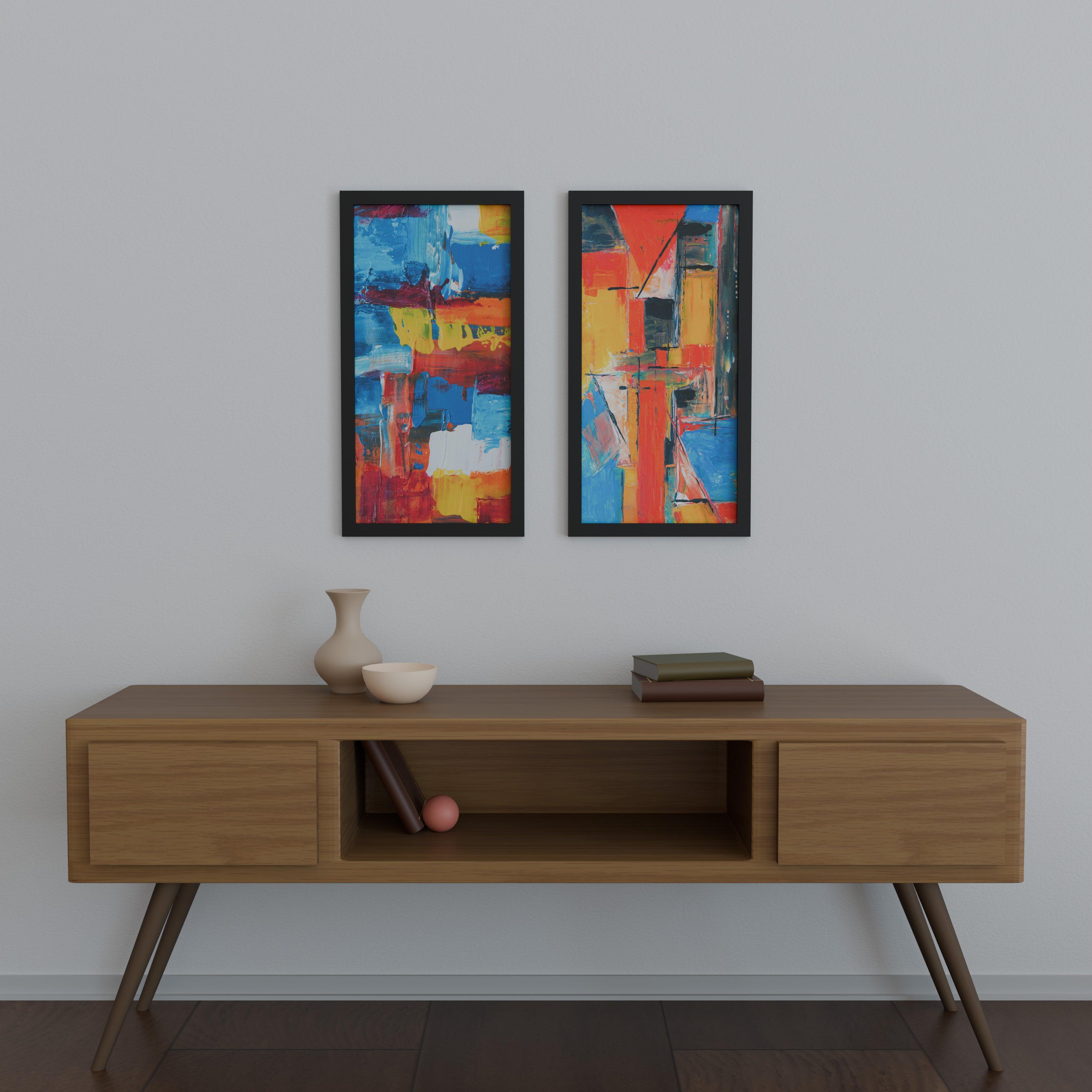 18x36 Frame Matted to 14x32 – Solid Wood Poster Frame with