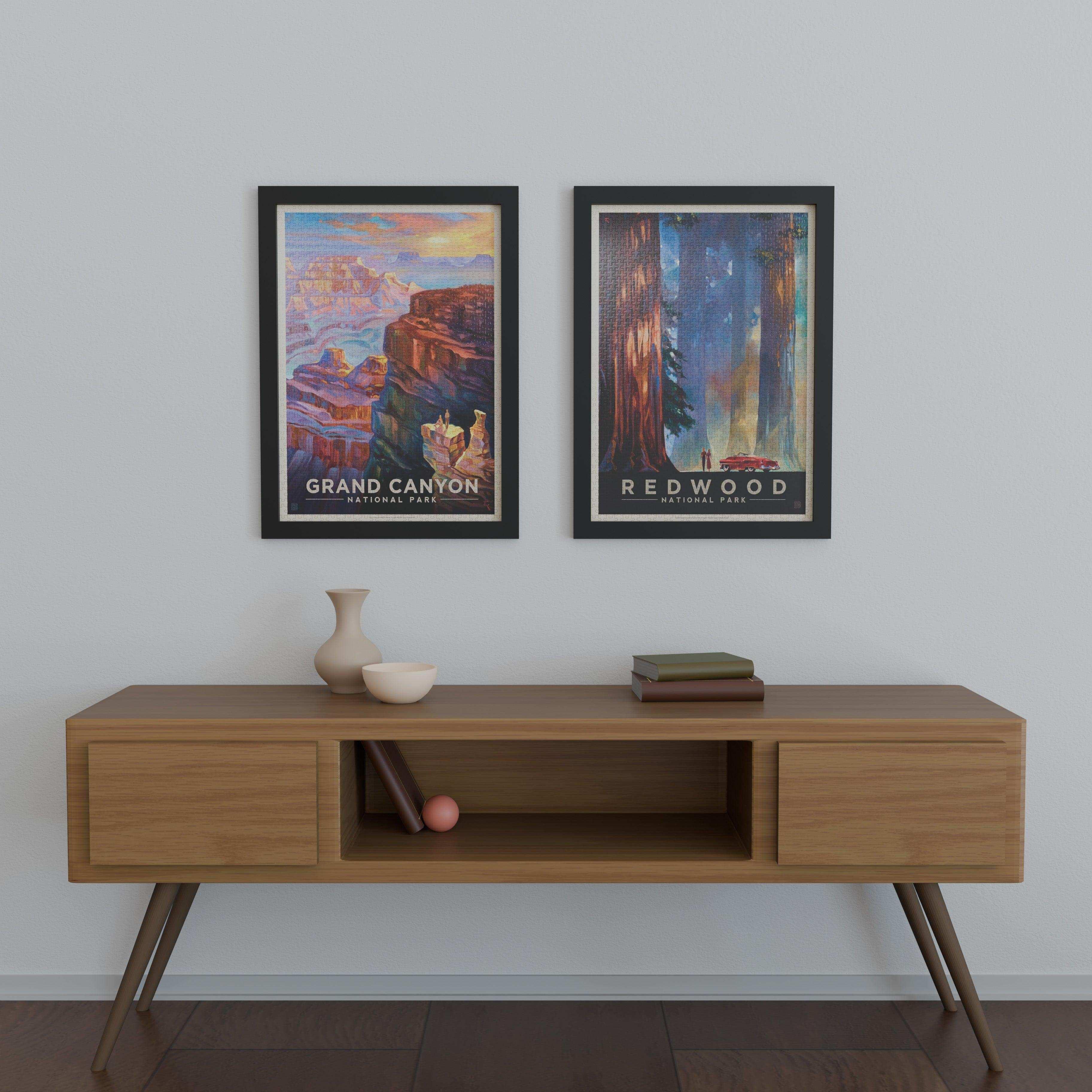 19.7x27.6 Matted Wood Frame