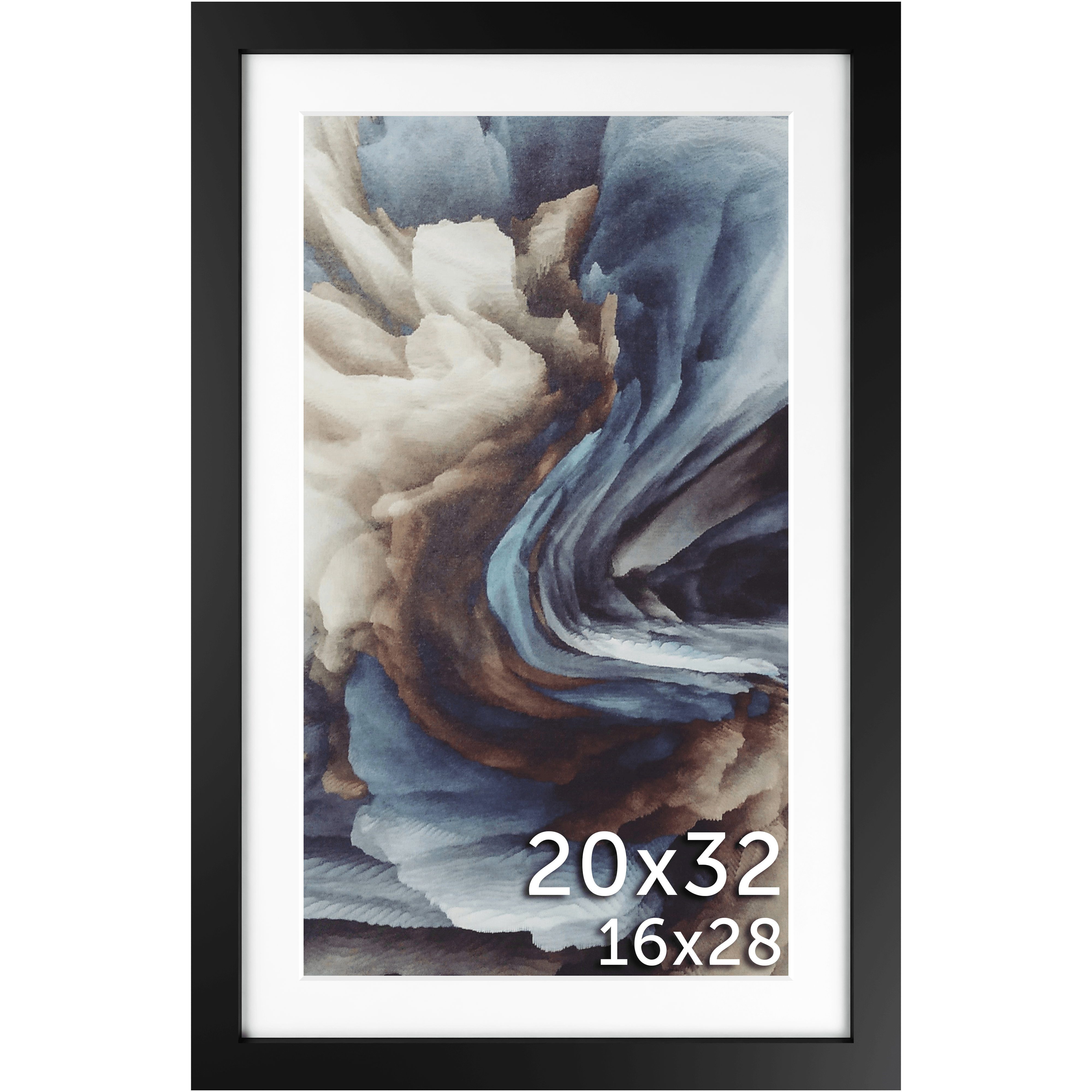 20x32 Matted Frame - Frame Amo