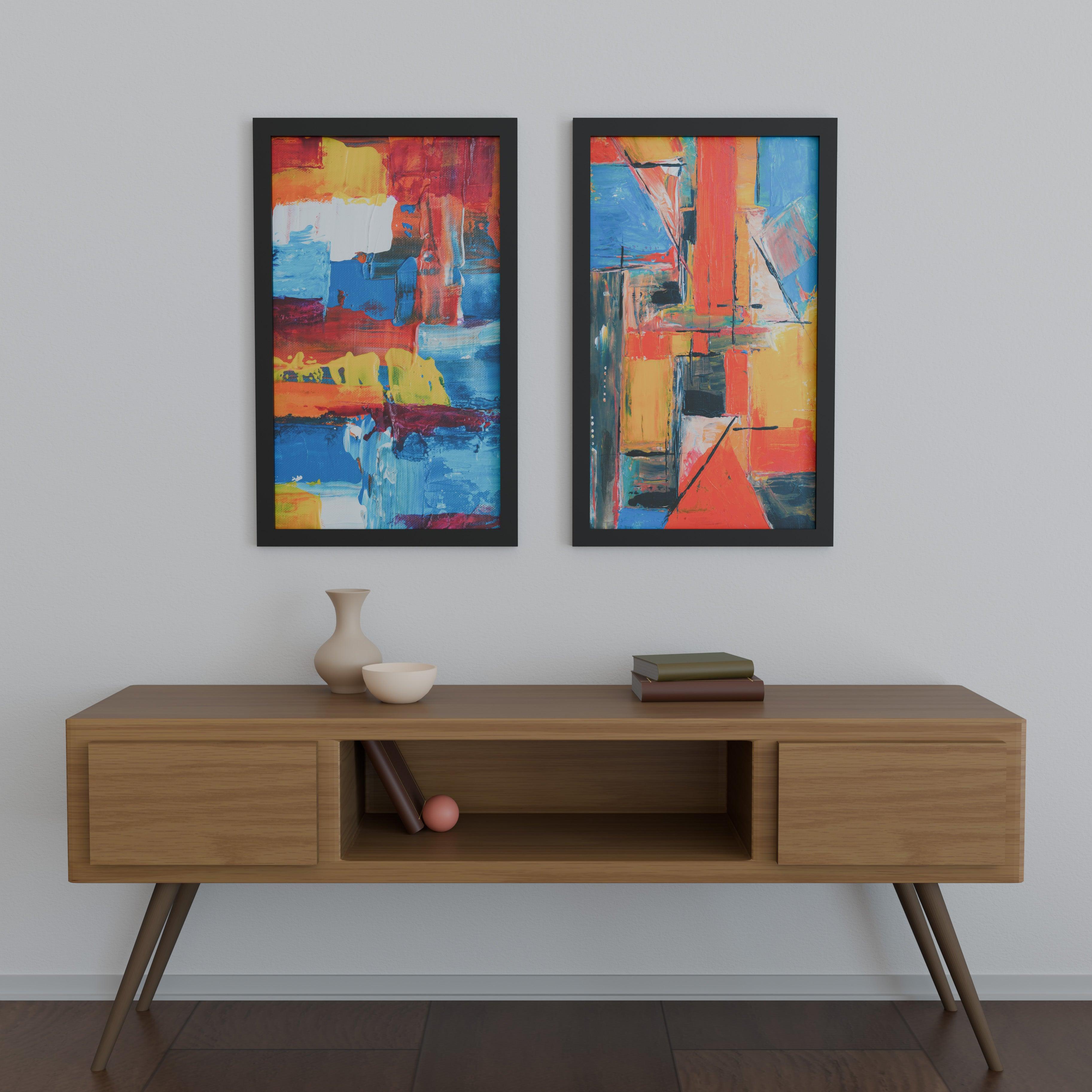 20x34 Frame Matted to 16x30 – Solid Wood Poster Frame with