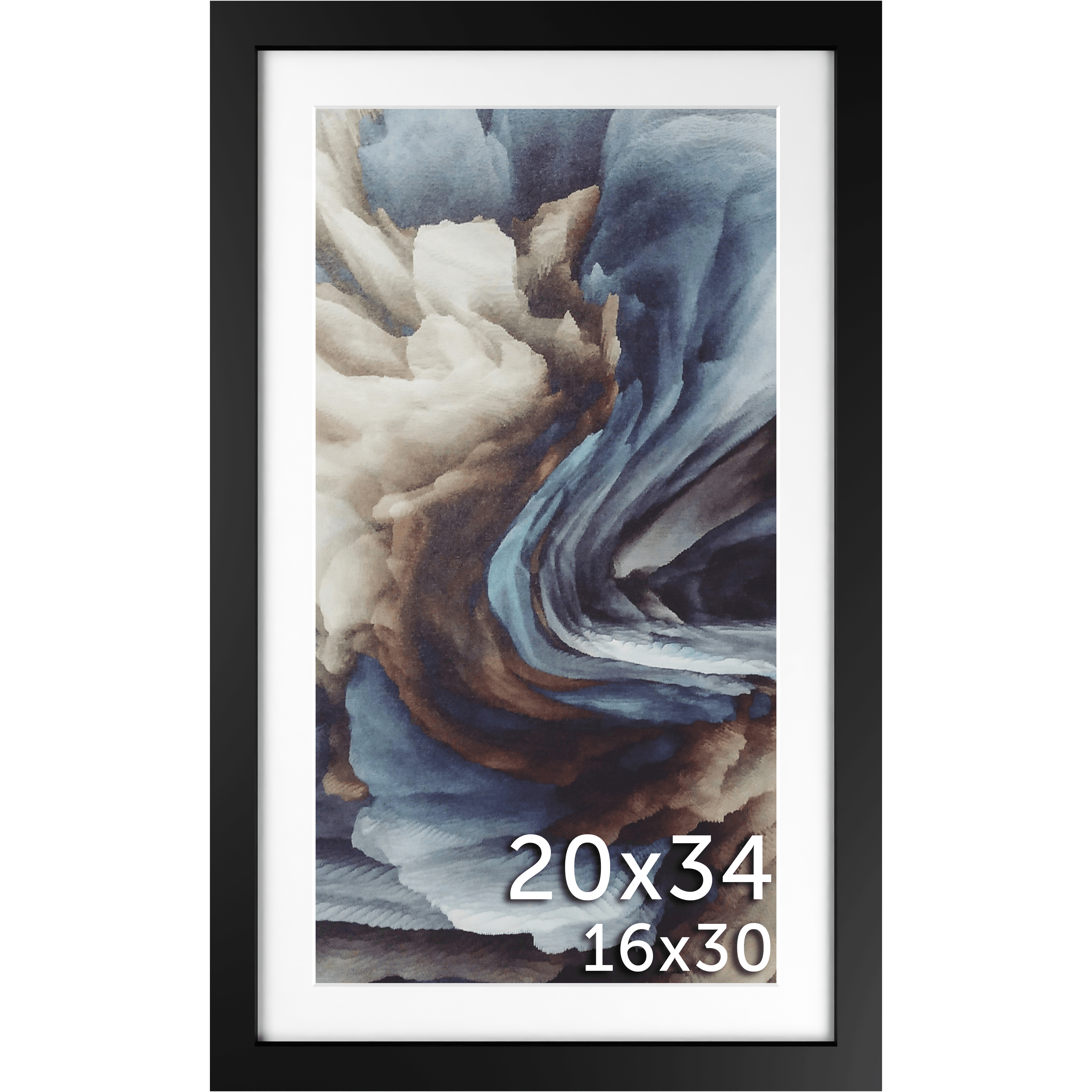 20x34 Matted Frame - Frame Amo