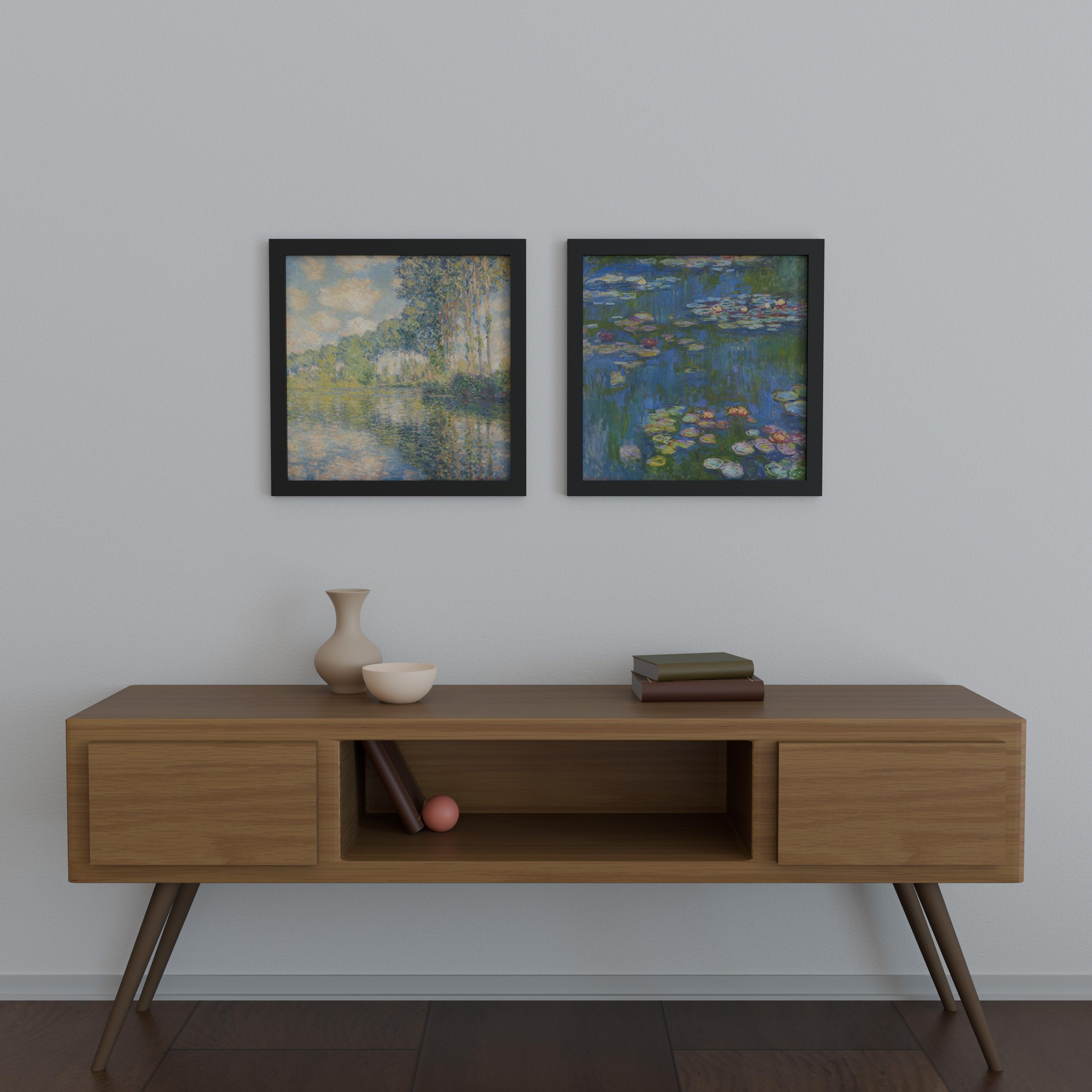 22x22 Matted Wood Frame - Signature Glass