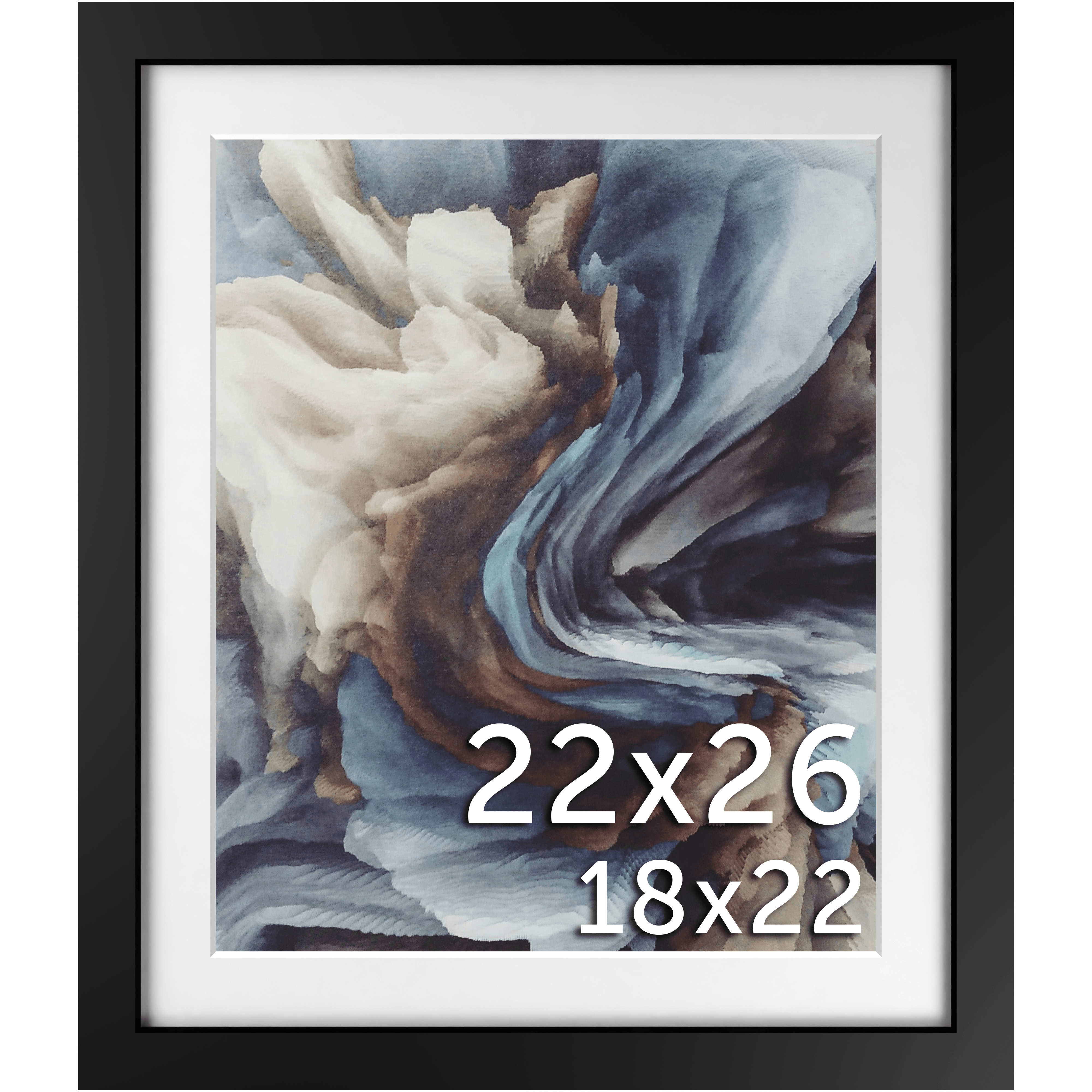 22x26 Matted Frame - Frame Amo