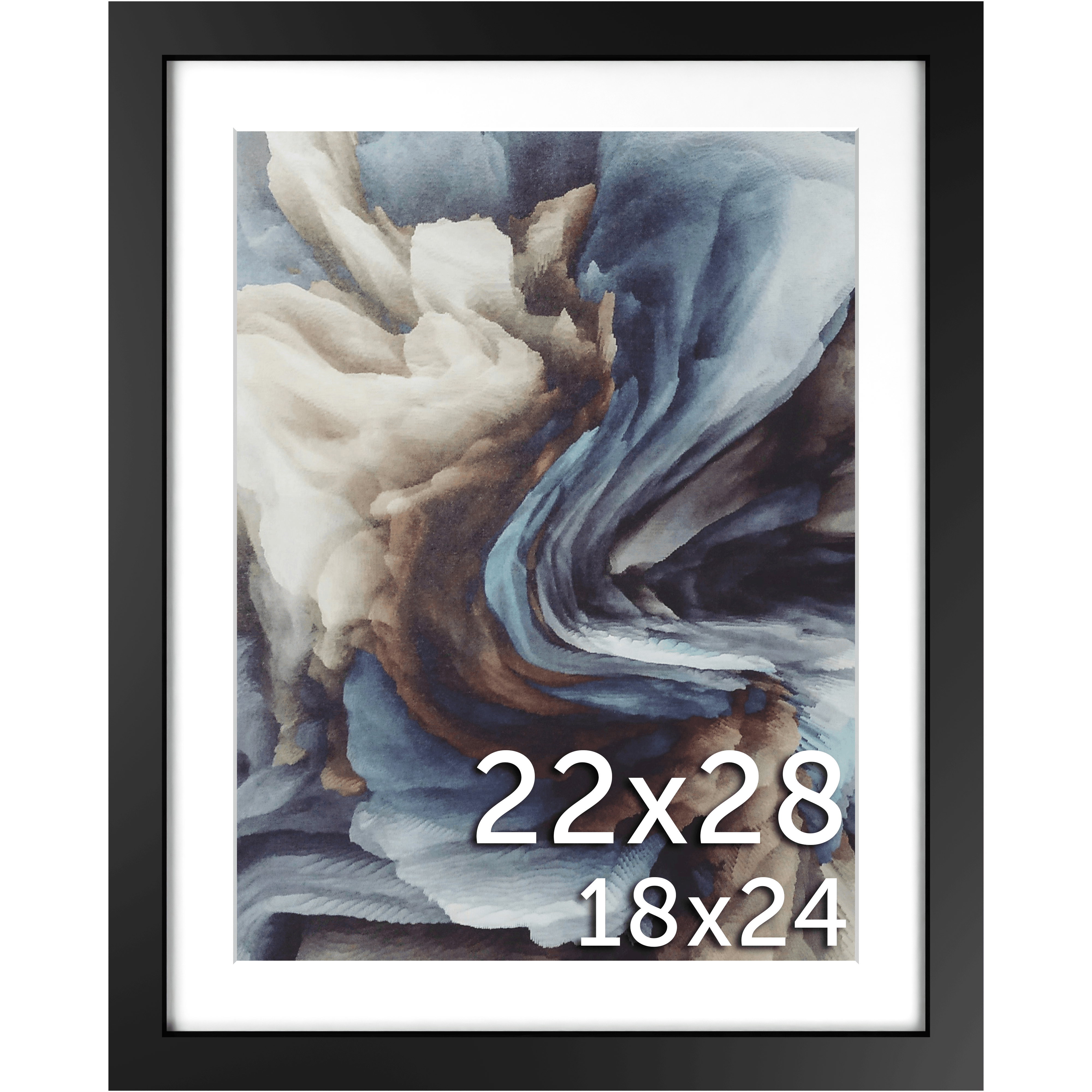 22x28 Matted Frame - Frame Amo