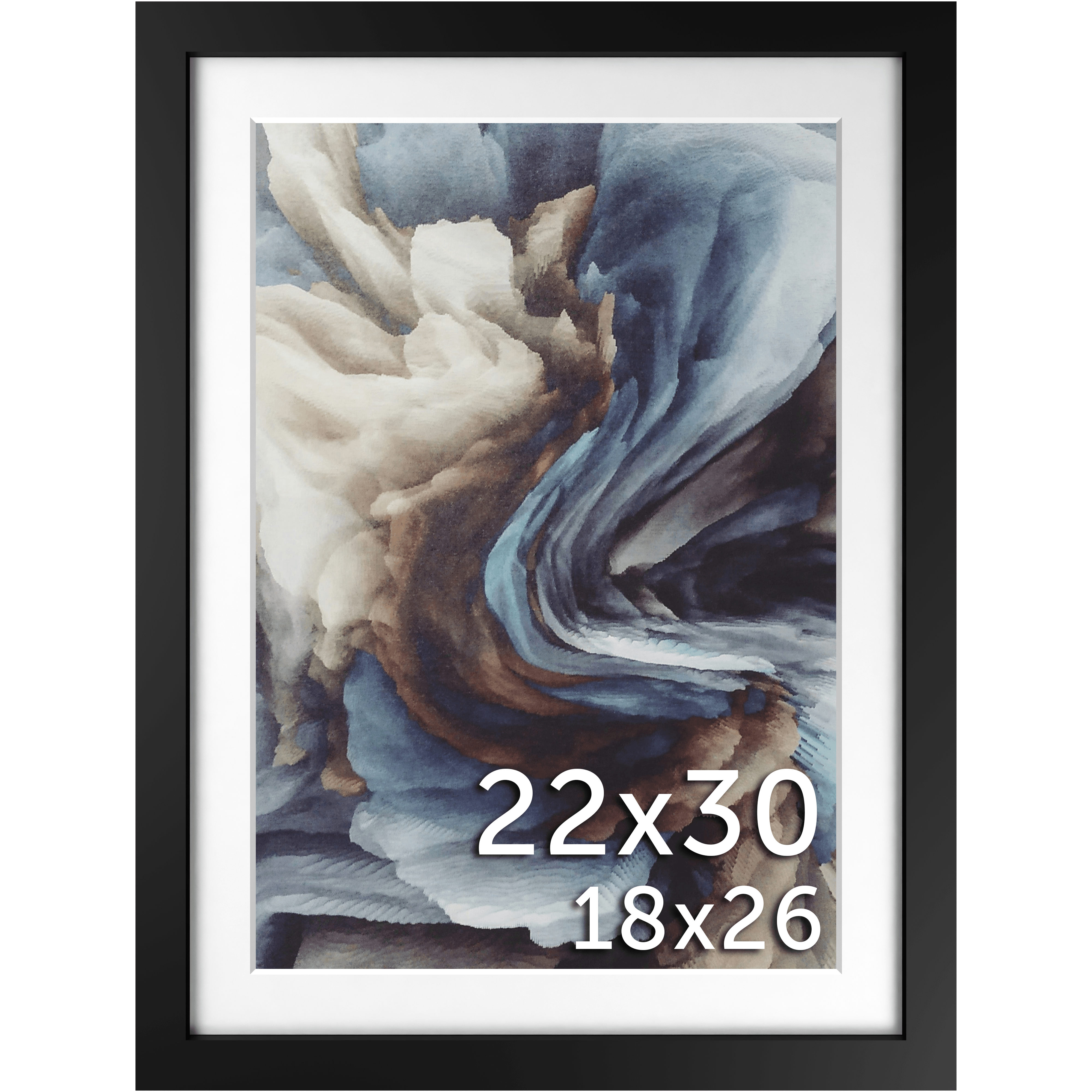 22x30 Matted Frame - Frame Amo